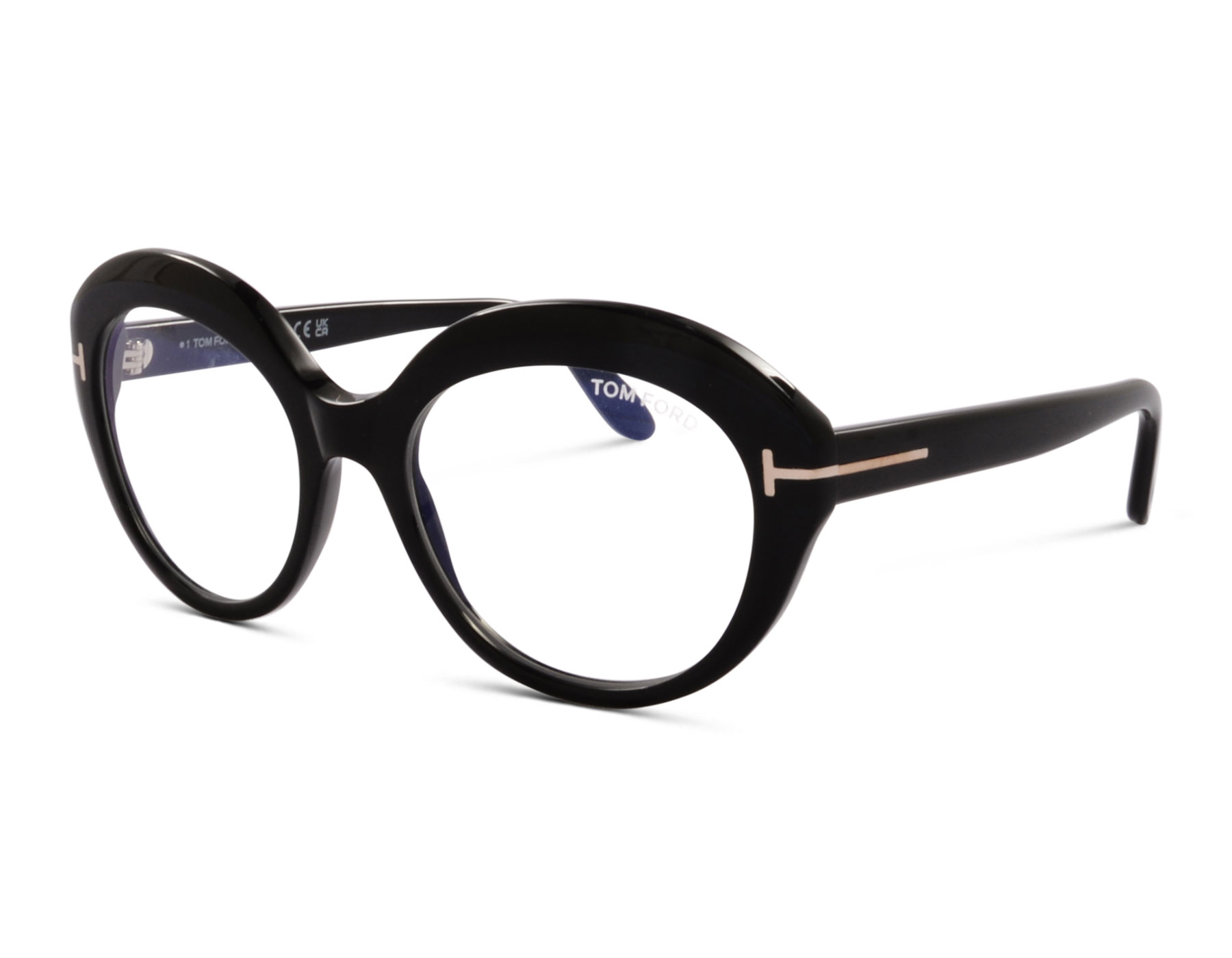 Tom Ford TF6095-B 001 54 Glänzend Schwarz