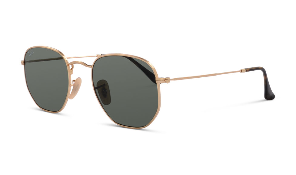 Ray-Ban RB 3548-N 001 51 Gold Green