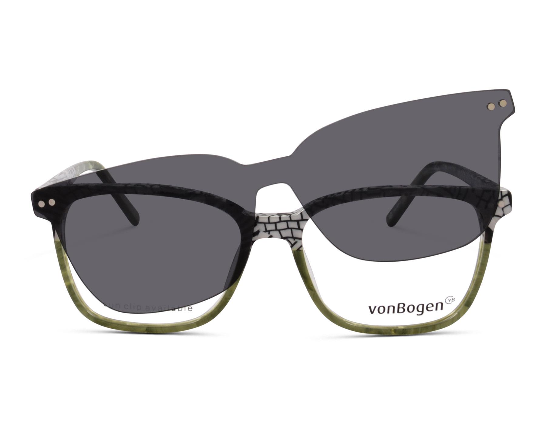 vonBogen XP1484B C25 53 Schwarz/Weiß/Grün inkl. Sonnenclip