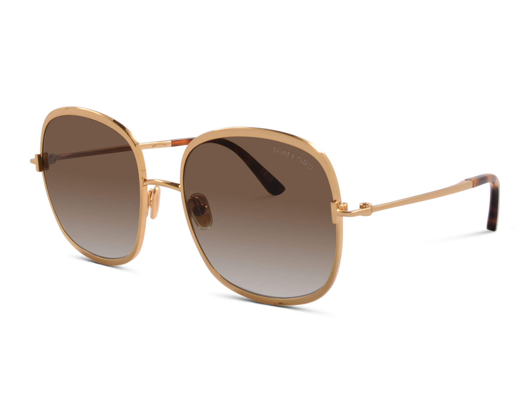 Tom Ford Sofia-02 TF1320 30P 57 Glänzend Tiefgold