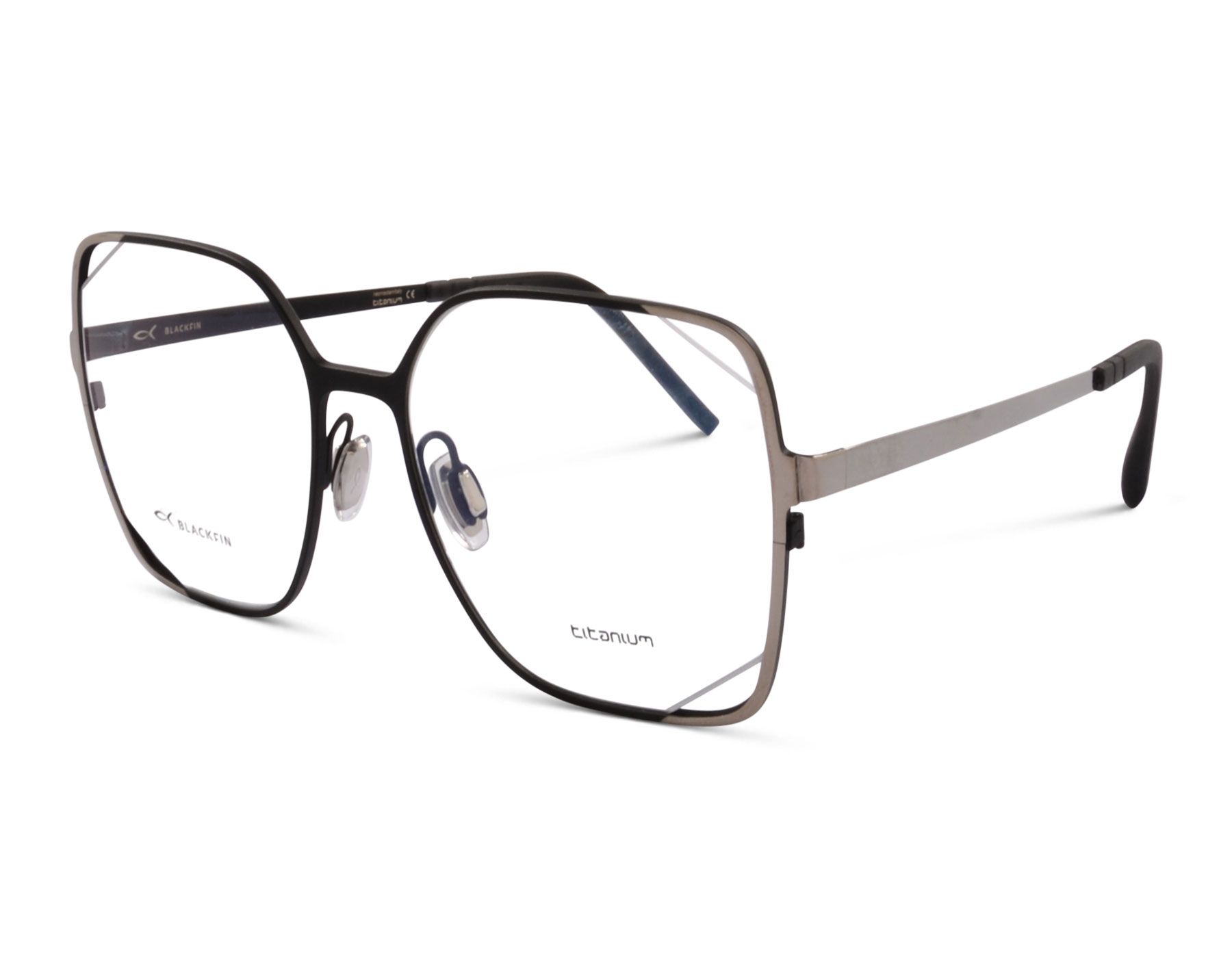 Blackfin BF946 1383 57 Schwarz Matt/Silber