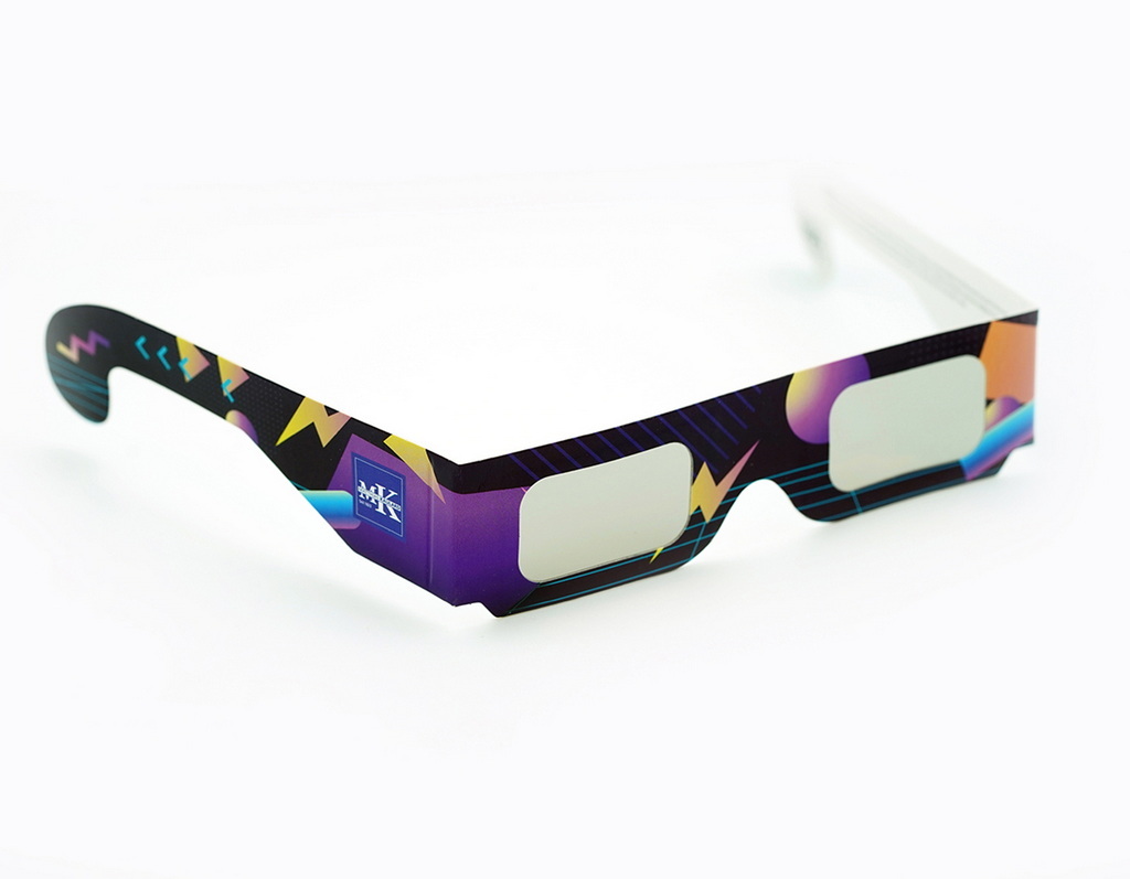 Sonnenfinsternisbrille Retro Space