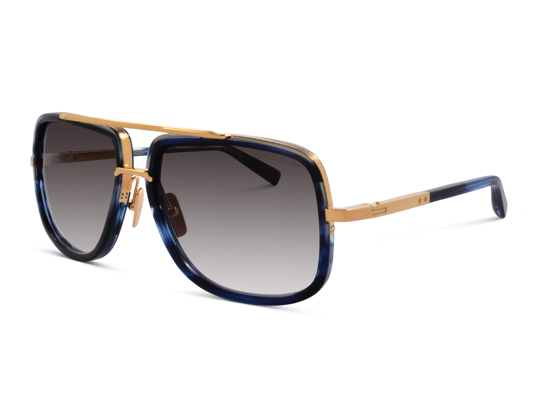 Dita MACH-ONE DRX-2030X GLD-BLU 59 Yellow Gold - Blue Swirl