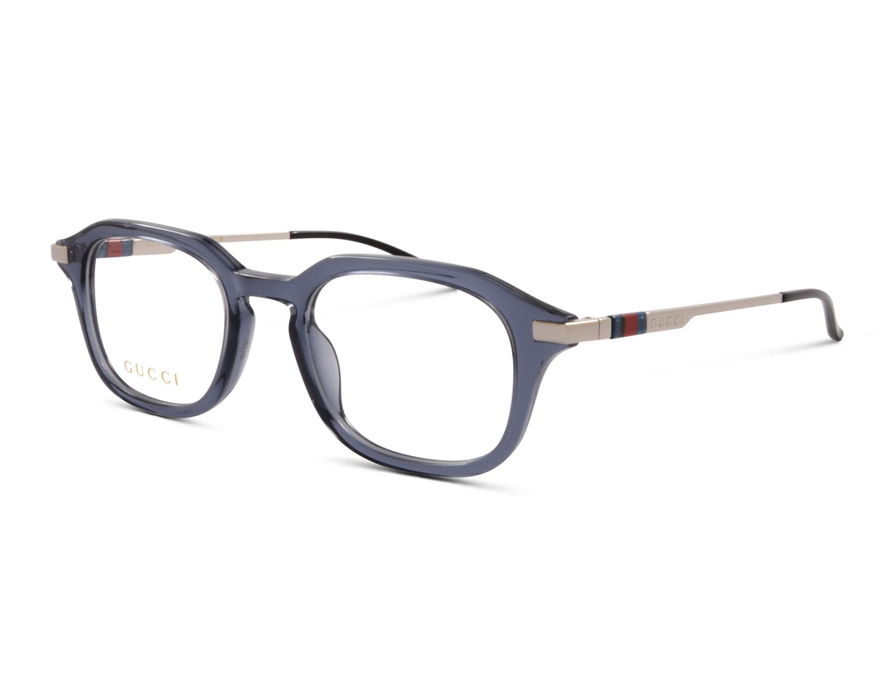 Gucci GG1891O 004 49 Blau transparent/Silber