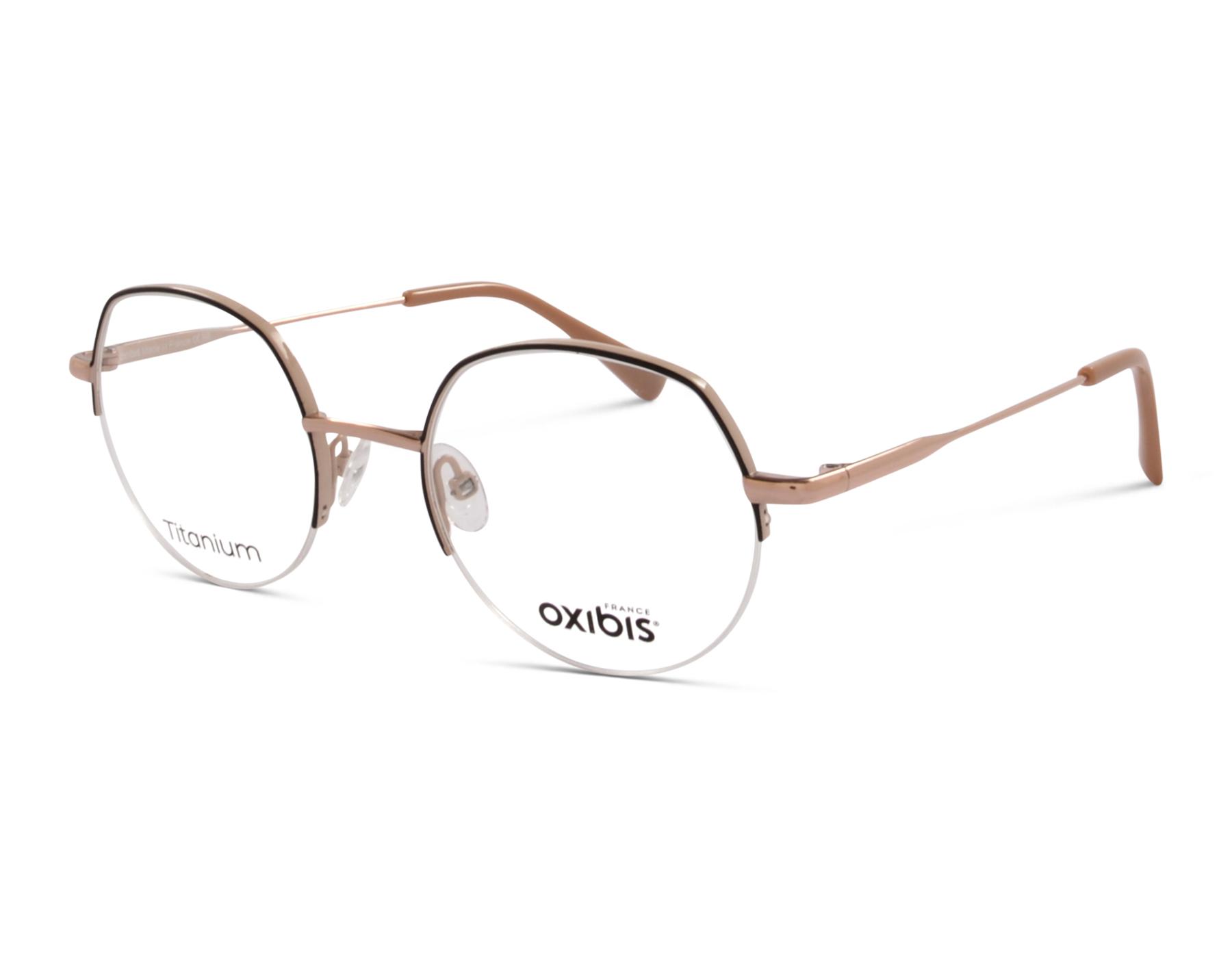 Oxibis CRUSH CR14C5 48 Rosa Goldene - "charbon" Schwarz - "sable" Beige