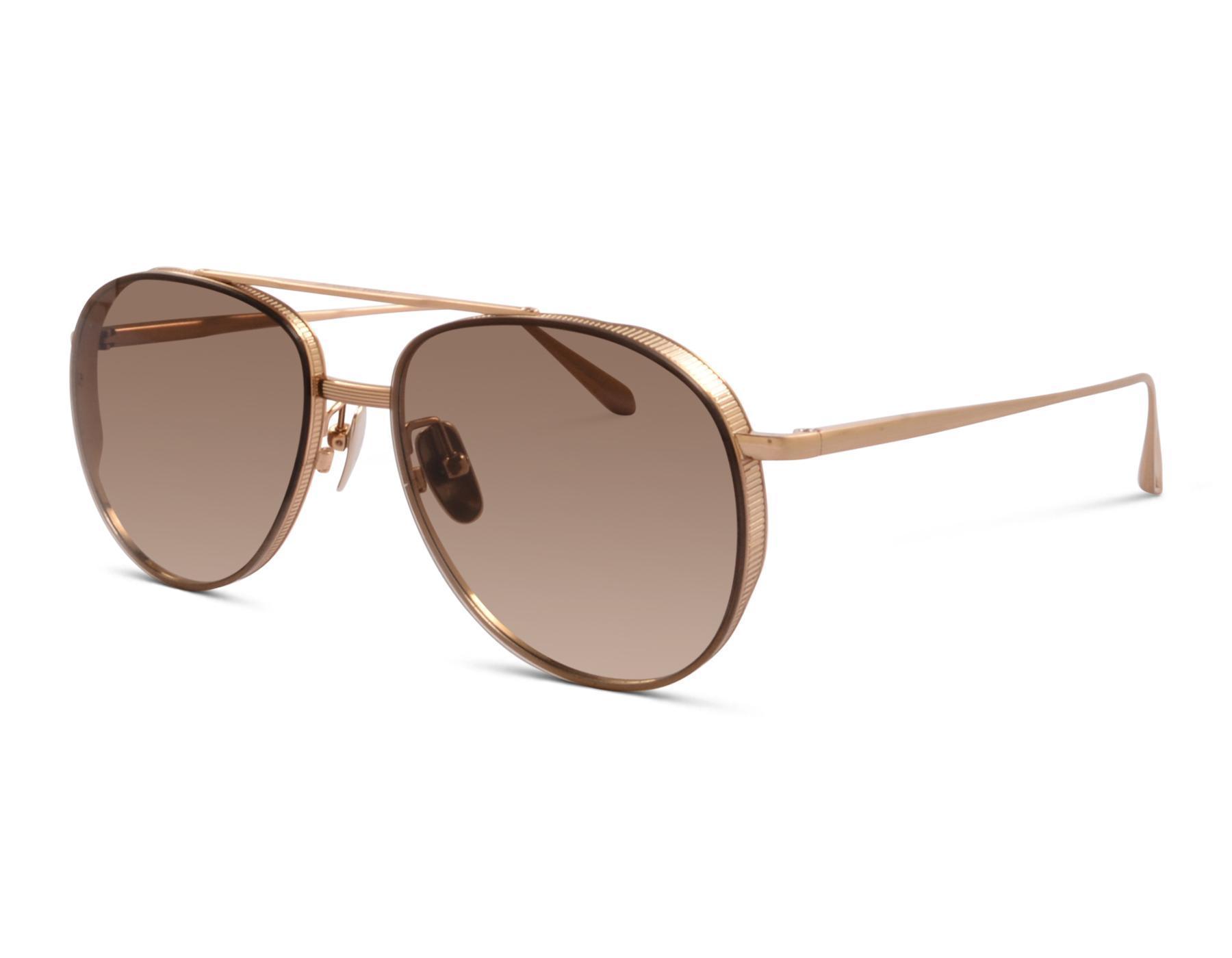Linda Farrow MERET SUN LFL/1547/2 Braun/Gold