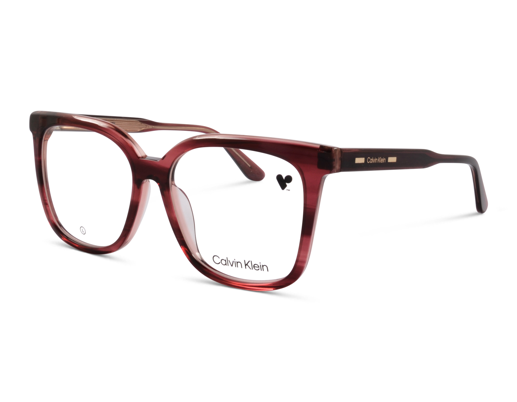 Calvin Klein CK25511 005 55 Rot Transparent