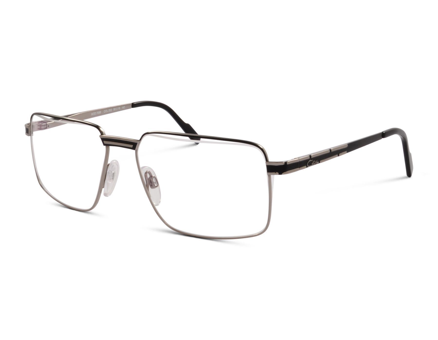 Cazal 7088 002 58 Schwarz/Silber