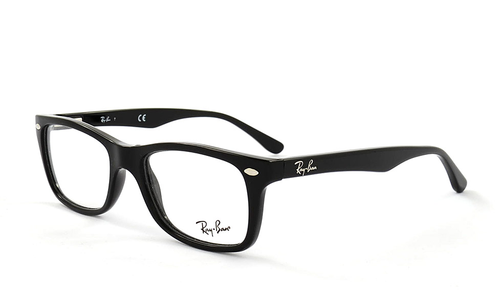 Ray Ban RX 5228 2000 50 Shiny Black