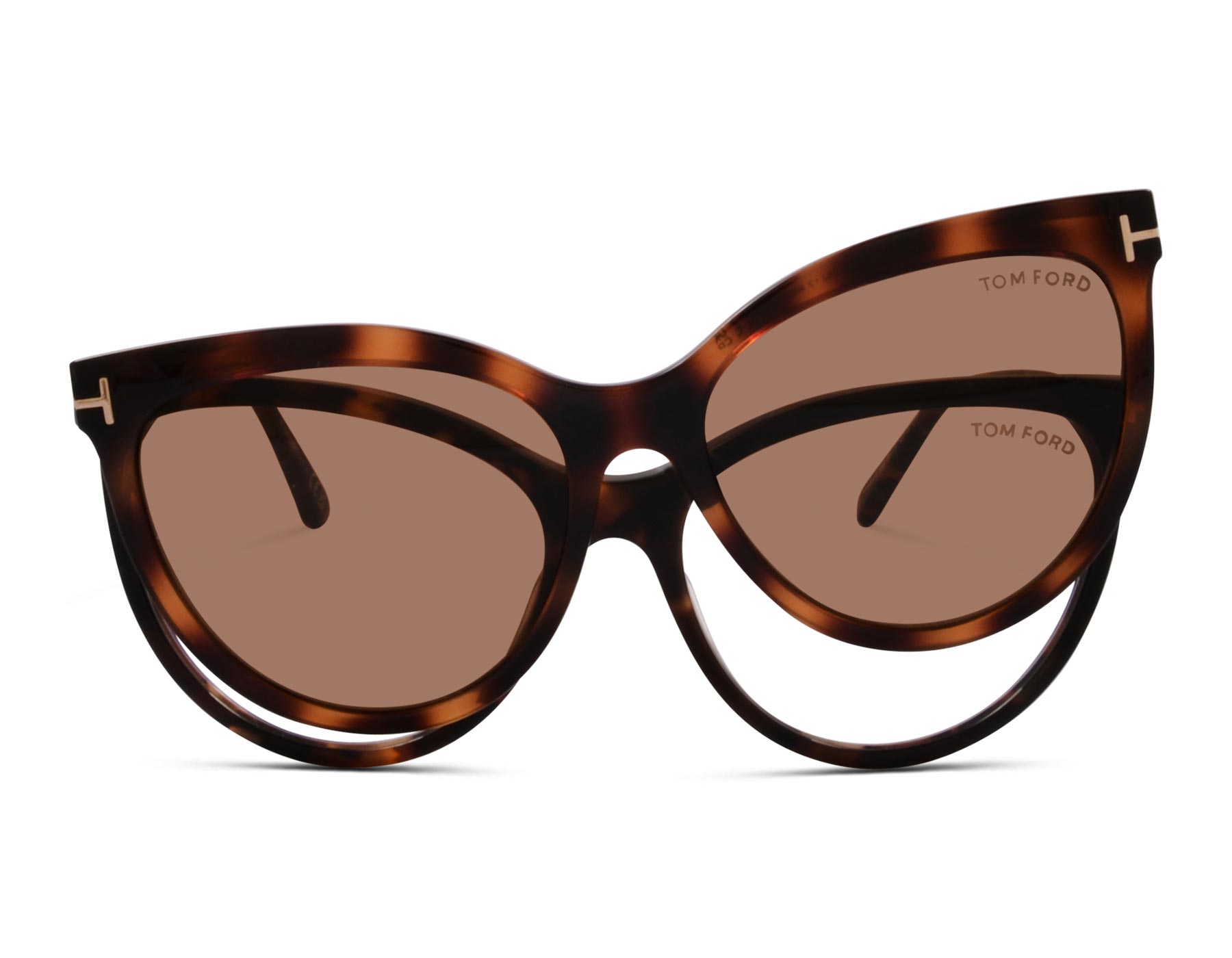 Tom Ford TF5994-B 52 56 Braun incl. Clip