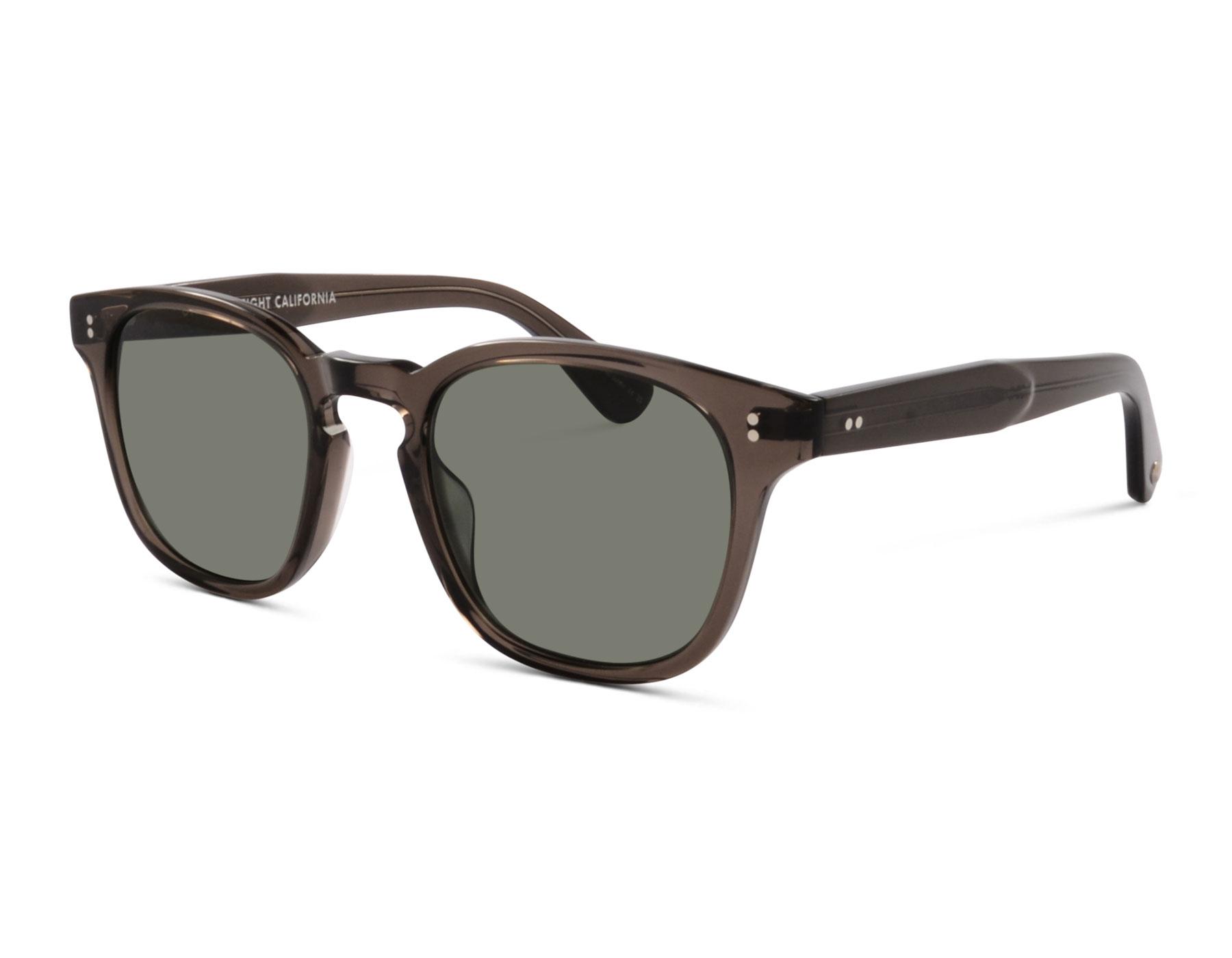 GARRETT LEIGHT ACE II SUN 49 Black Glass/Semi-Flat Pure G15
