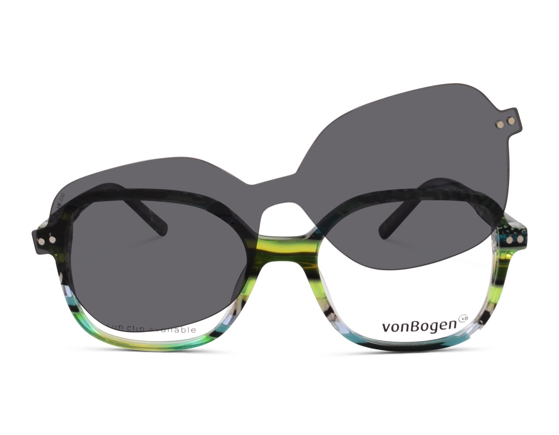 vonBogen VB230 C05 53 Grün/Blau/Schwarz inkl. Sonnenclip