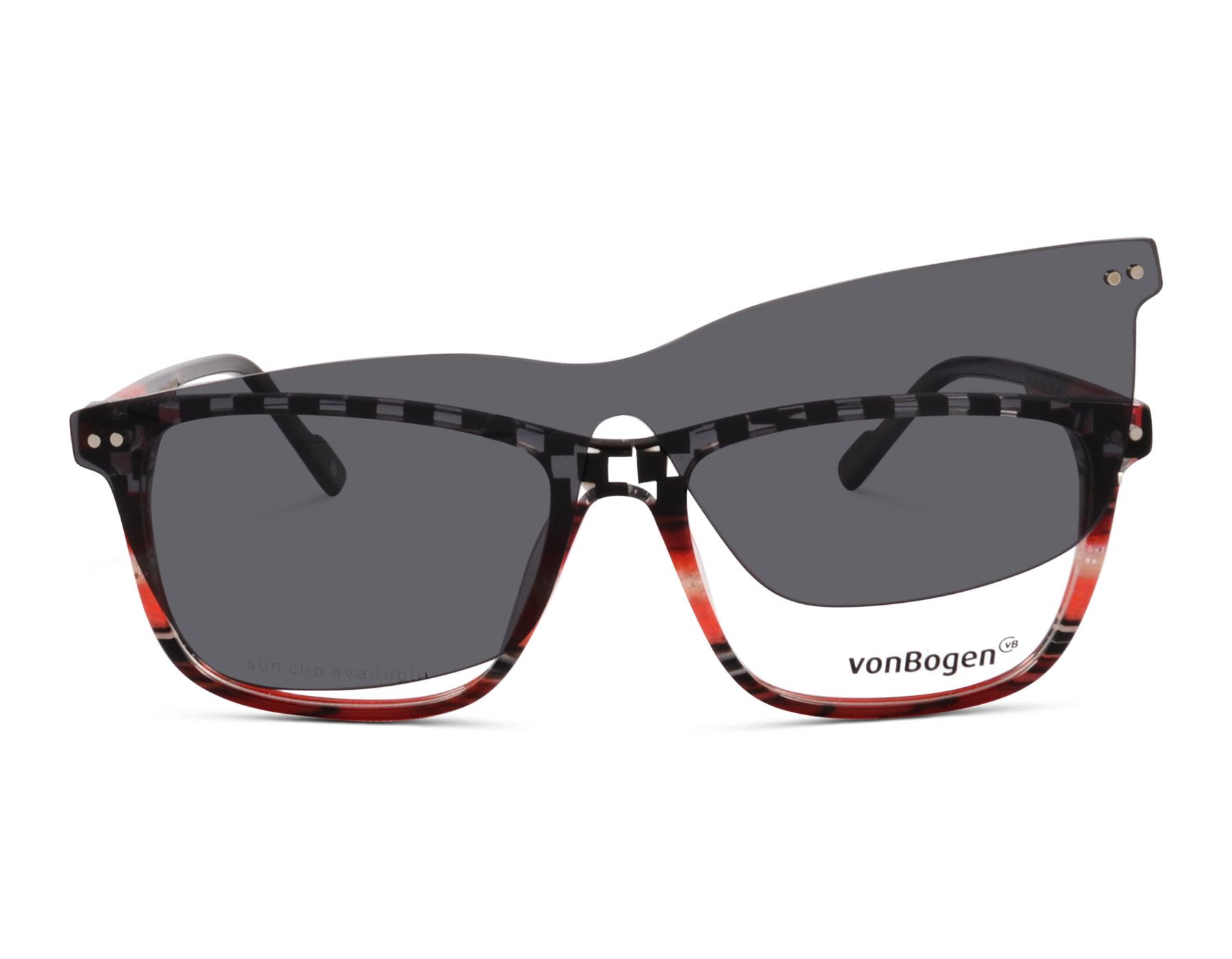 vonBogen XP1505 C07 59 Rot/Schwarz/Transparent inkl. Sonnenclip