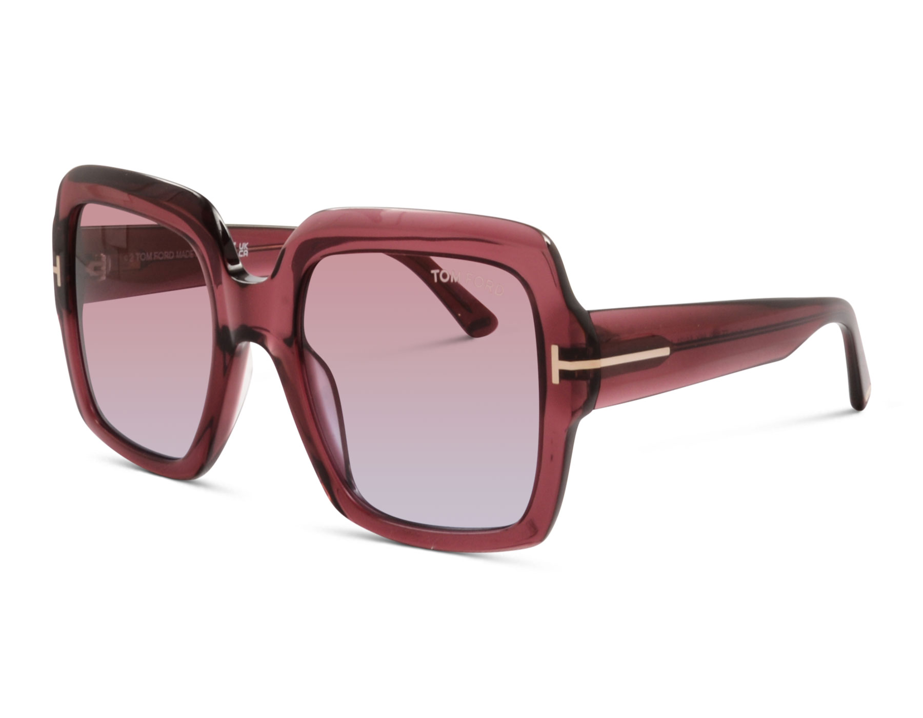 Tom Ford Kaya TF1082 66Y 54 Transparentes Rot