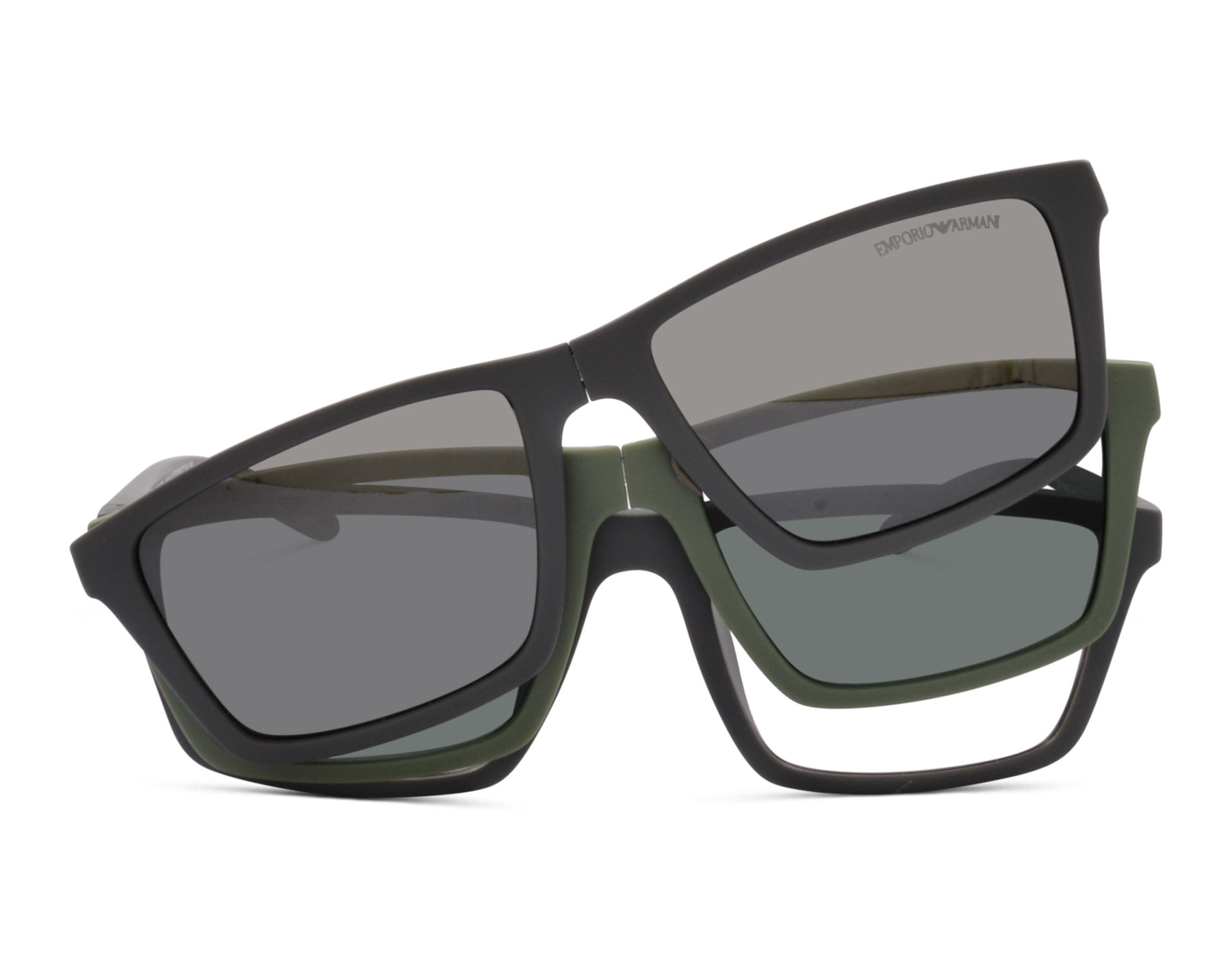 Emporio Armani EA 4189 5061/1W 55 Grau inkl. Clips