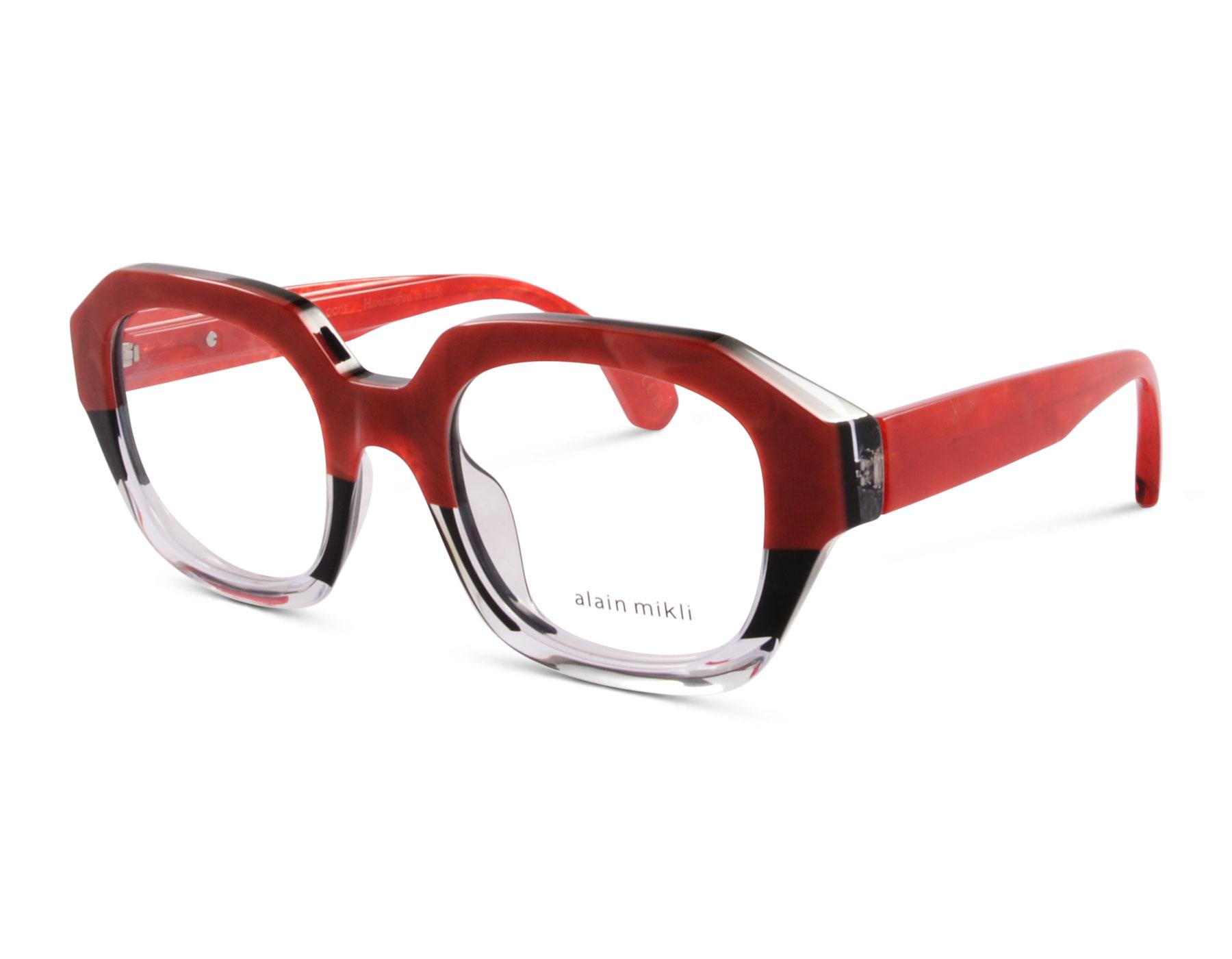 Alain Mikli A03510XX 002 50 Rot/Schwarz/Transparent