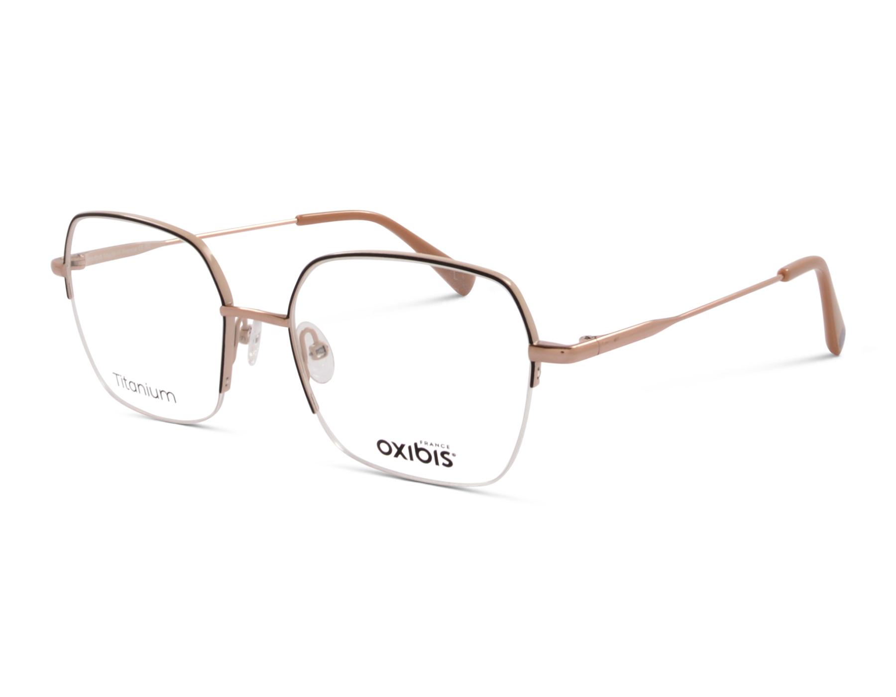 Oxibis CRUSH CR15C2 53 Rosa Goldene - "charbon" Schwarz - "sable" Beige