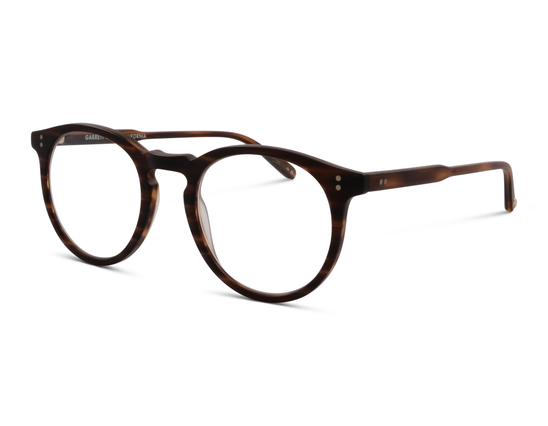 GARRETT LEIGHT CARLTON MBRT 47 Matte Brandy Tortoise