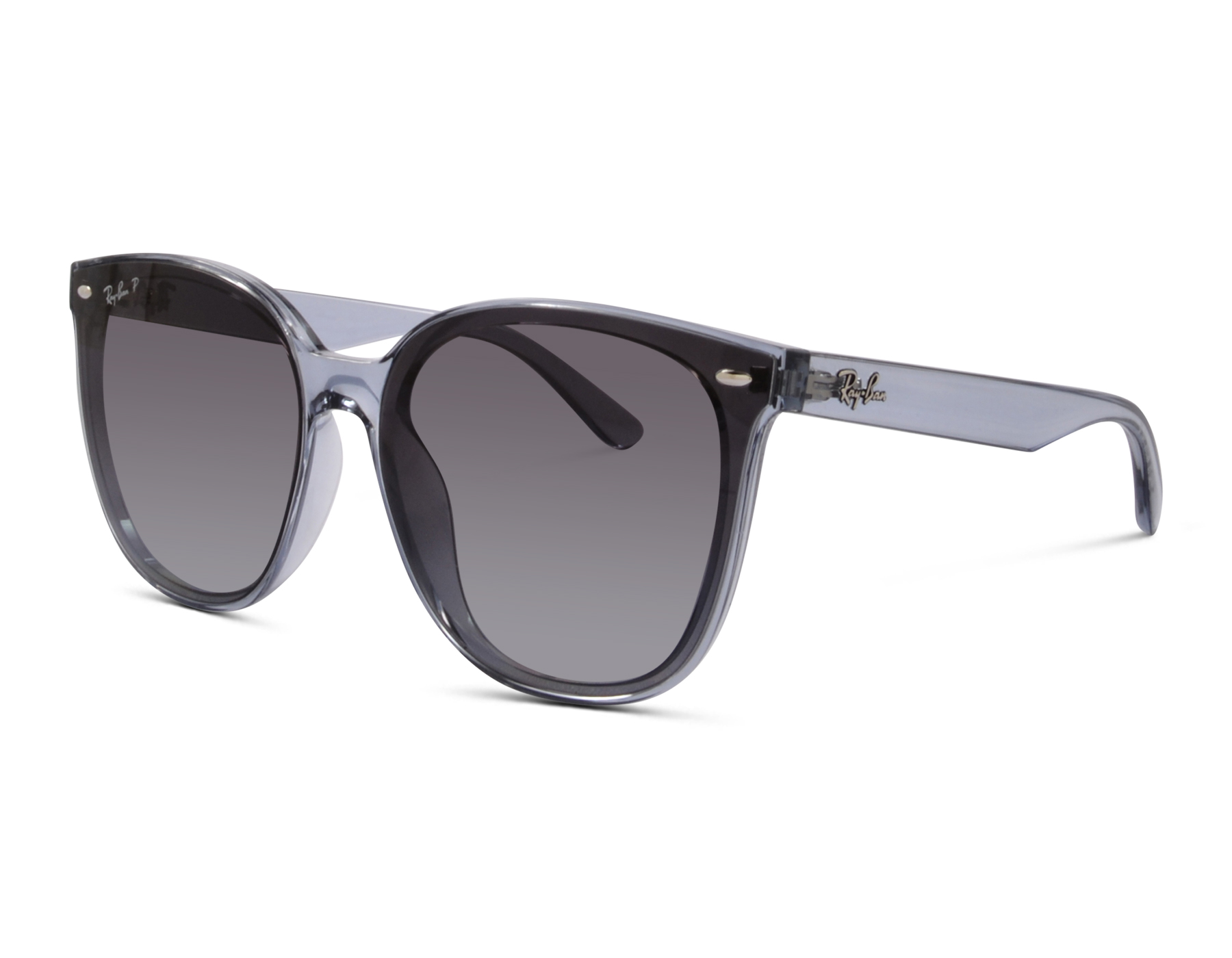 Ray-Ban RB4423D 6592/T3 Polarized 66 Hellgrau Transparent