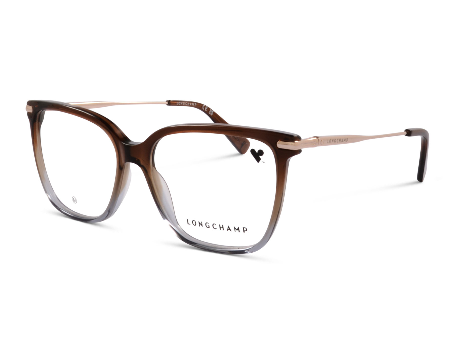Longchamp LO2751 208 54 Havanna Braun/Grau transparent