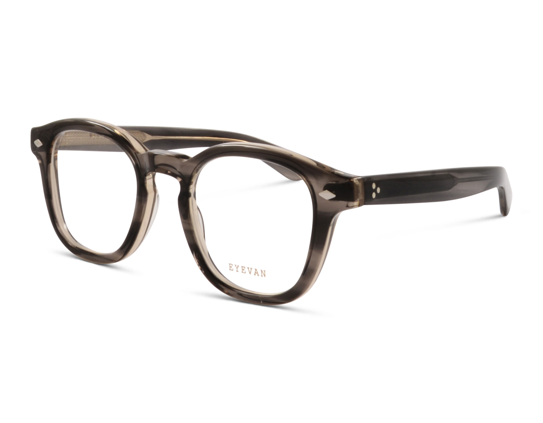 Eyevan Byron-E WNG 47 Transparentes Grau