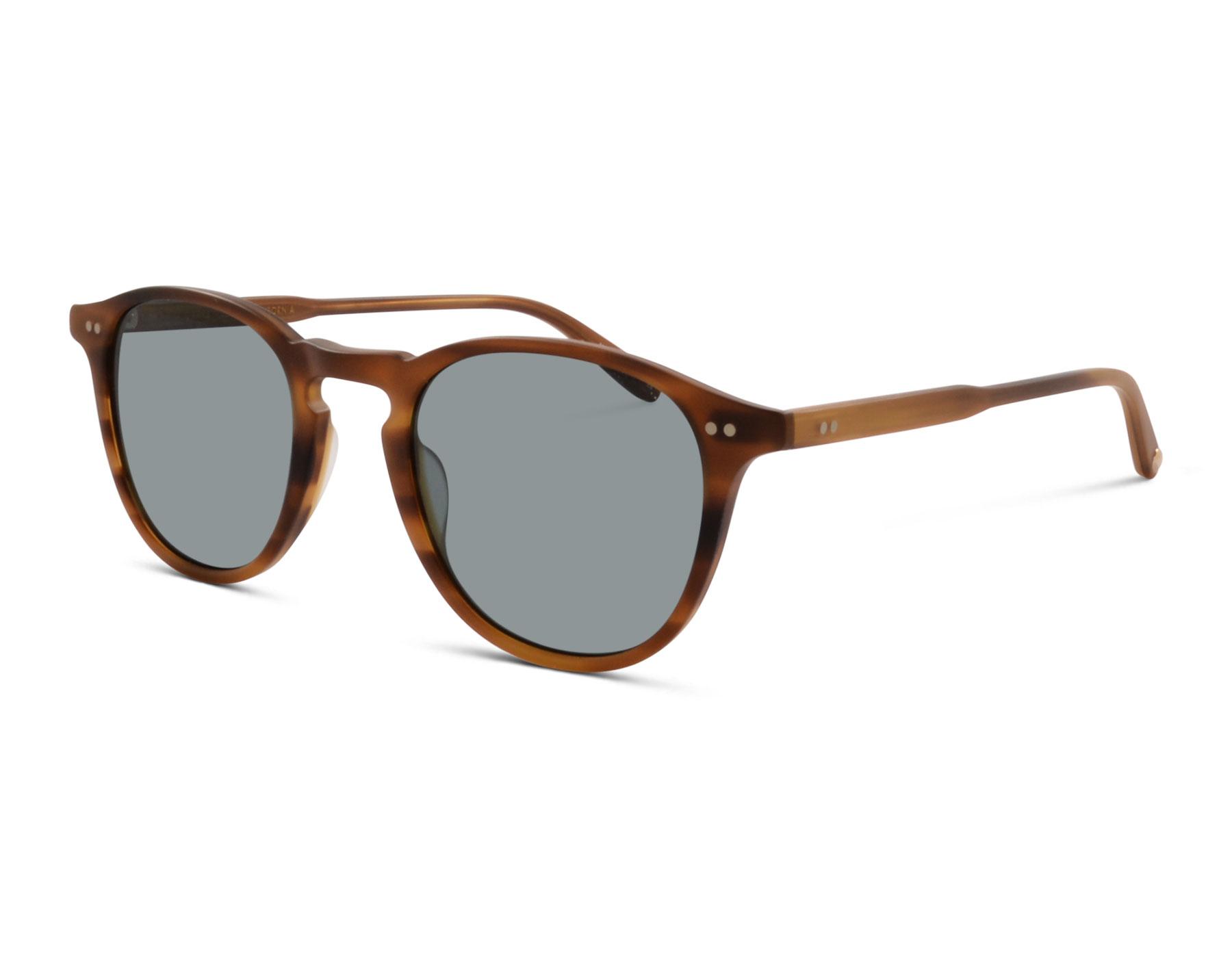 GARRETT LEIGHT HAMPTON SUN 46 Matte Saddle Tortoise/Semi-Flat Bluesmoke