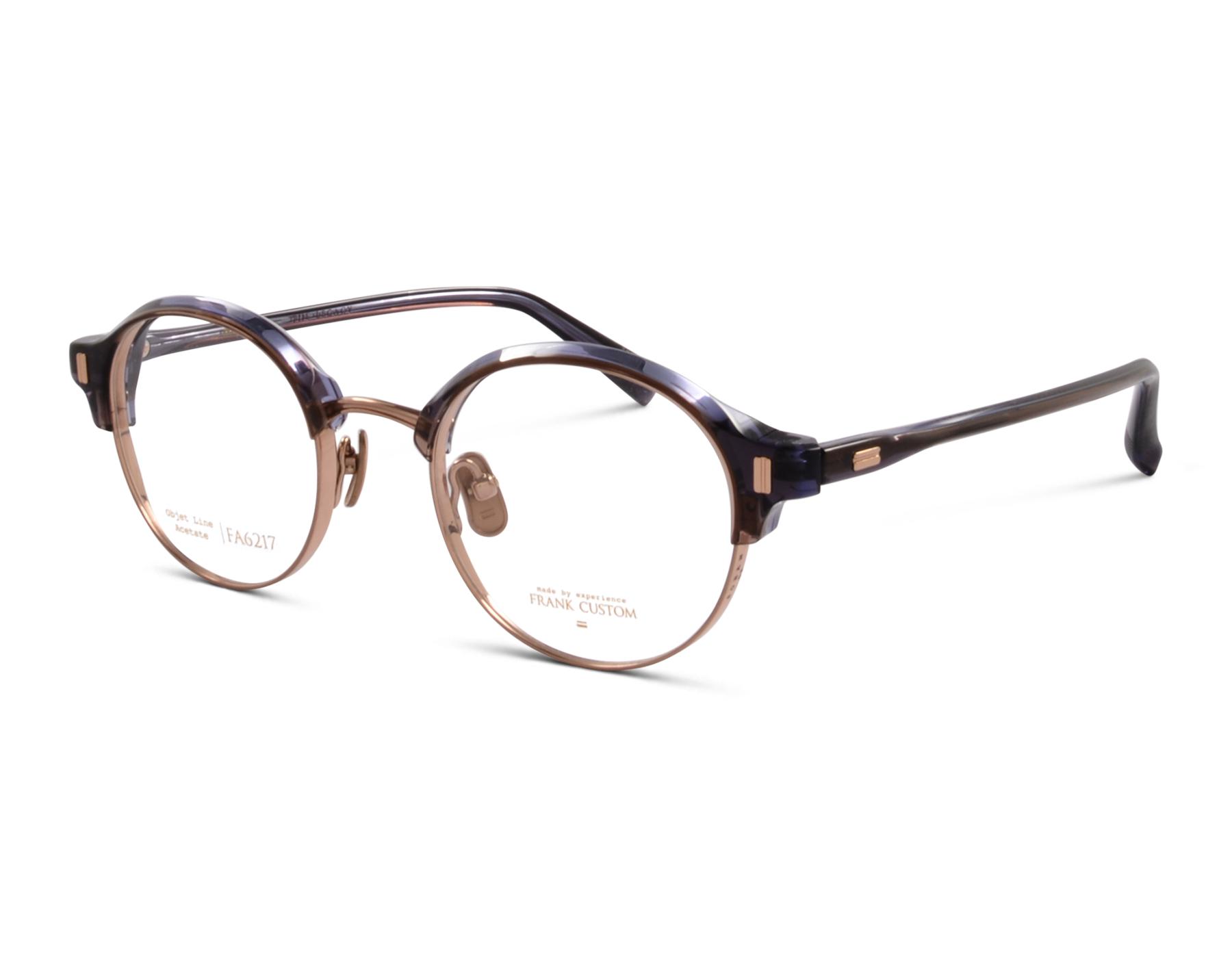 Frank Custom FA6217 3 48 Roségold/Blau transparent