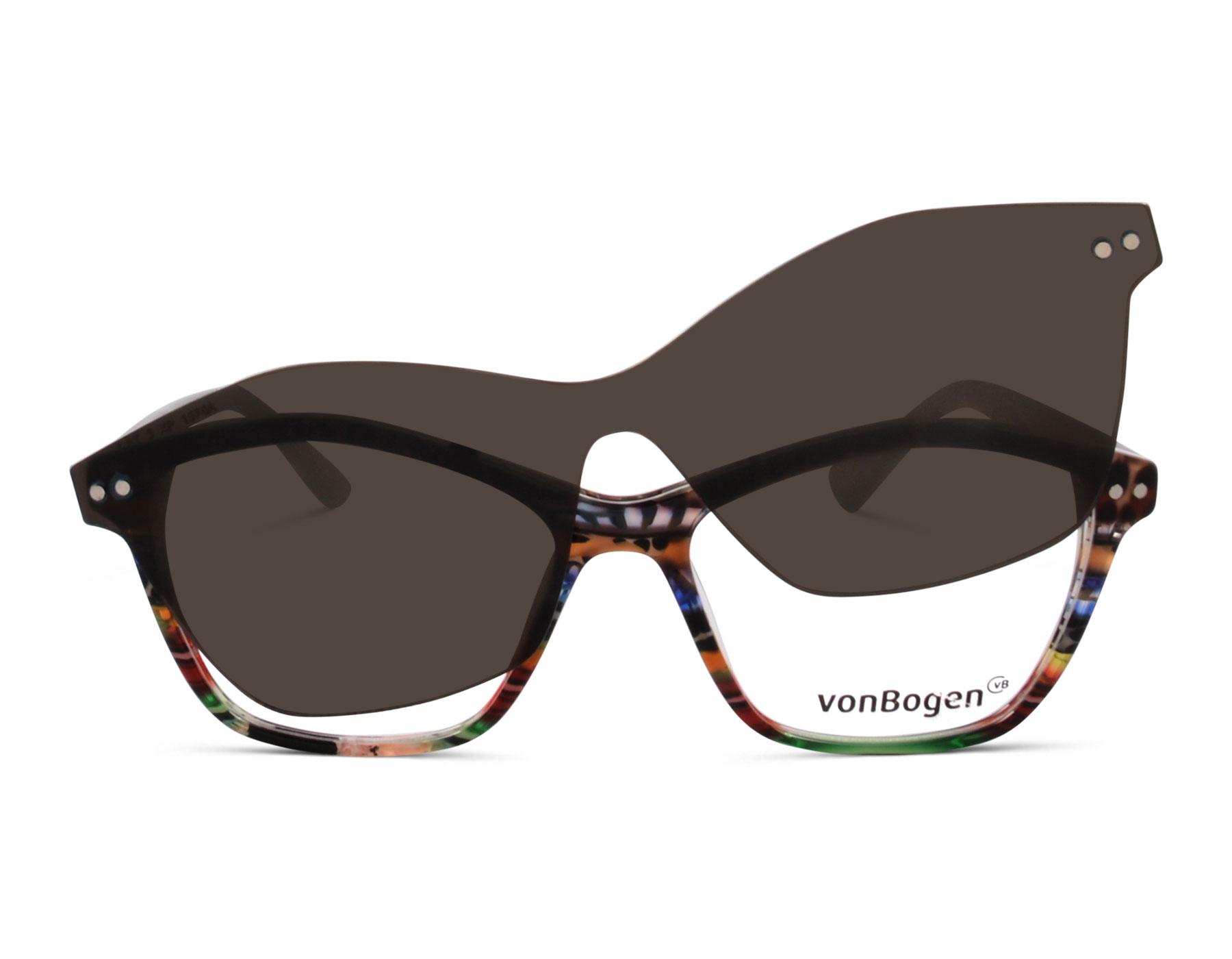 vonBogen XP1574A C04 53 Braun/Grün/Rot/Orange inkl. Sonnenclip