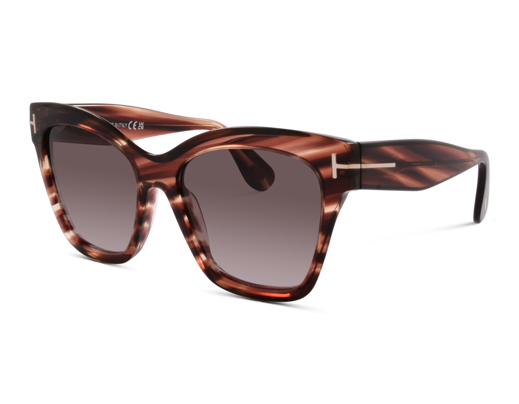 Tom Ford Elvira TF1217 55T 55 Bunt Havanna