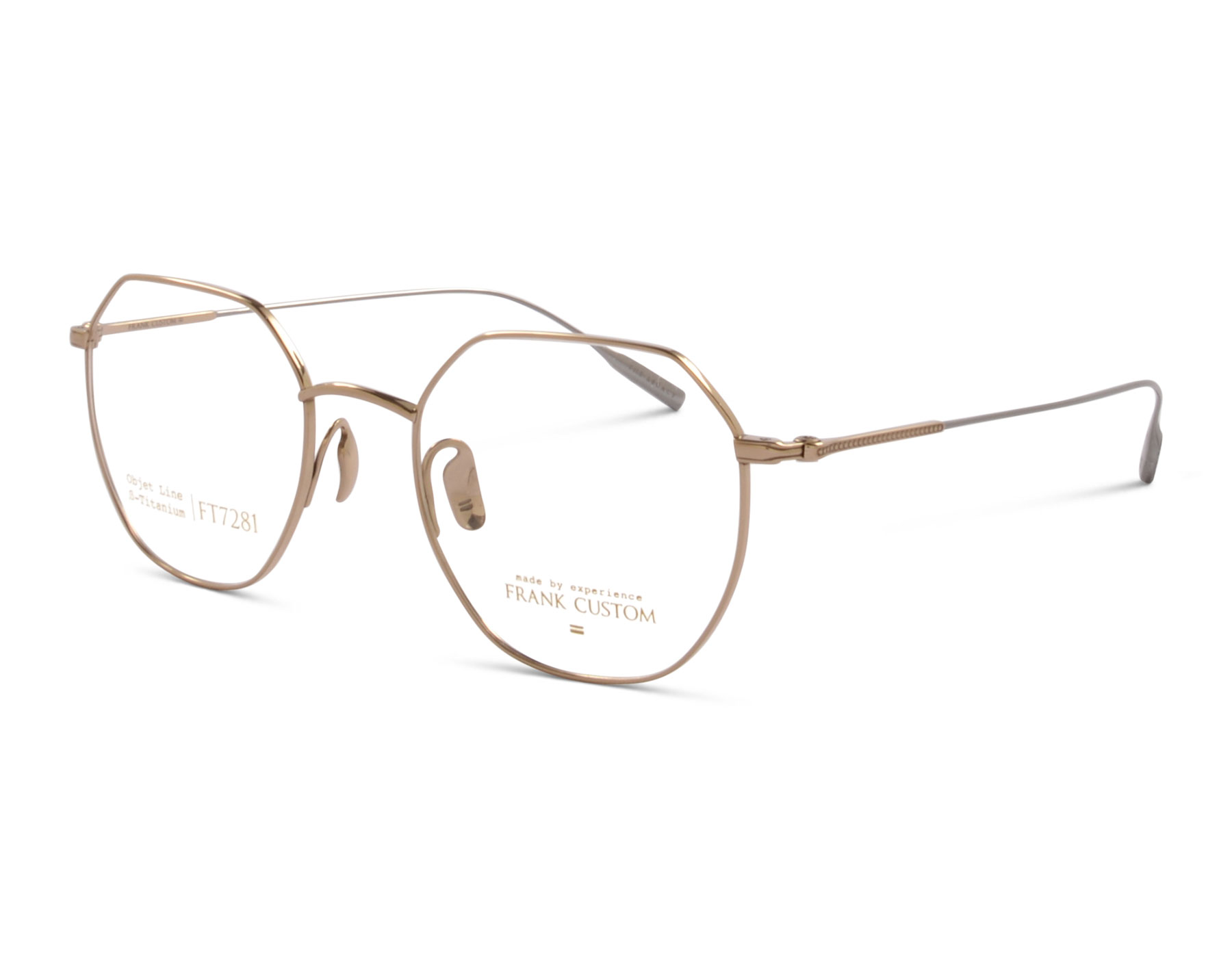 Frank Custom FT7281 3 52  Light Gold/Antique Titanium