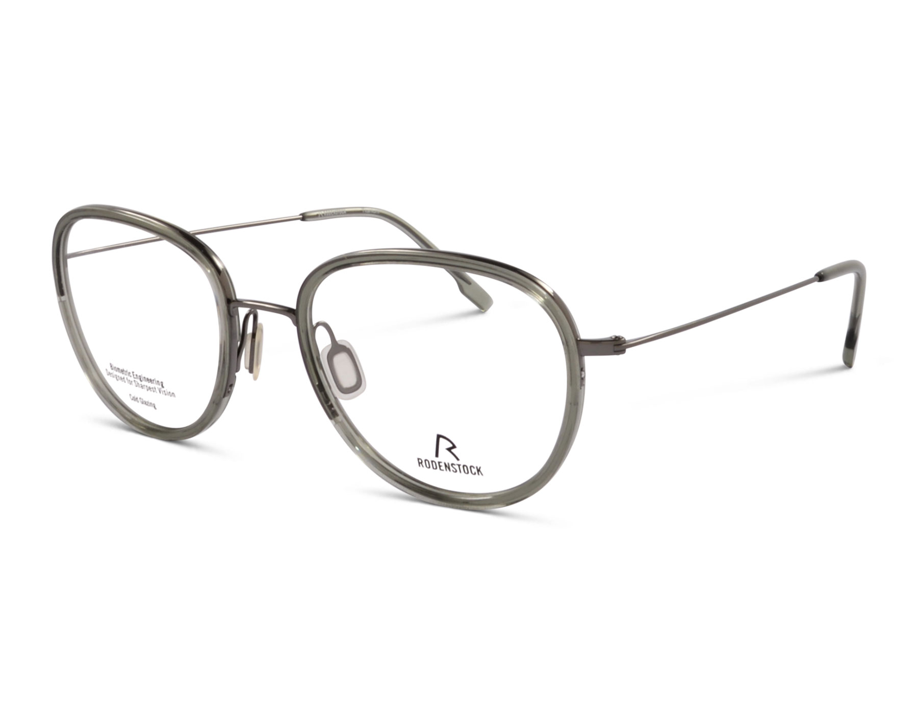 Rodenstock R 7156 A 53 Silber/Grün Transparent