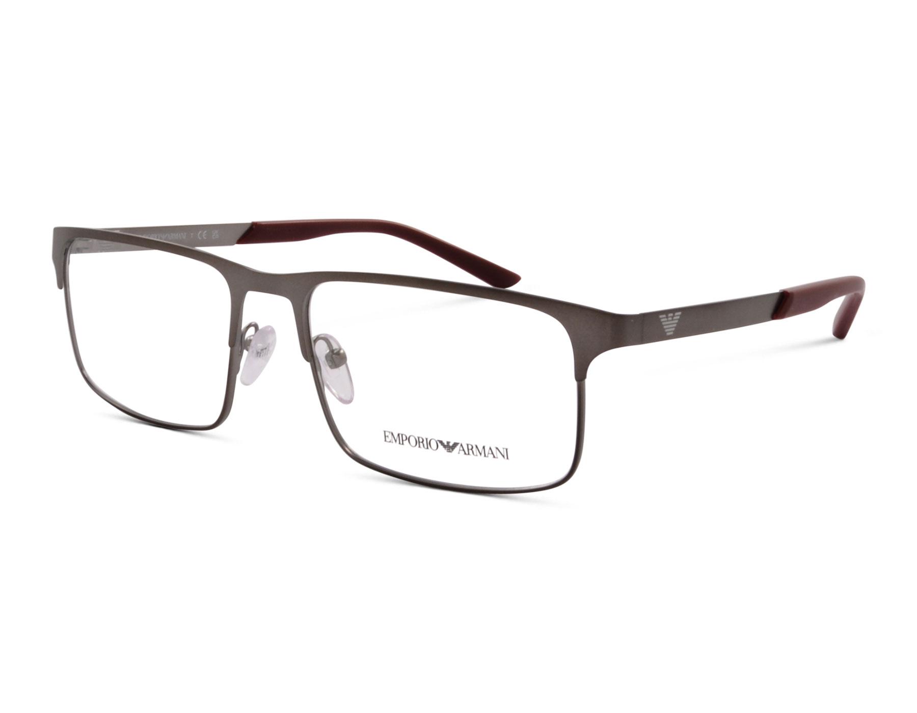 Emporio Armani EA 1170 3003 55 Silber matt/Bordeaux