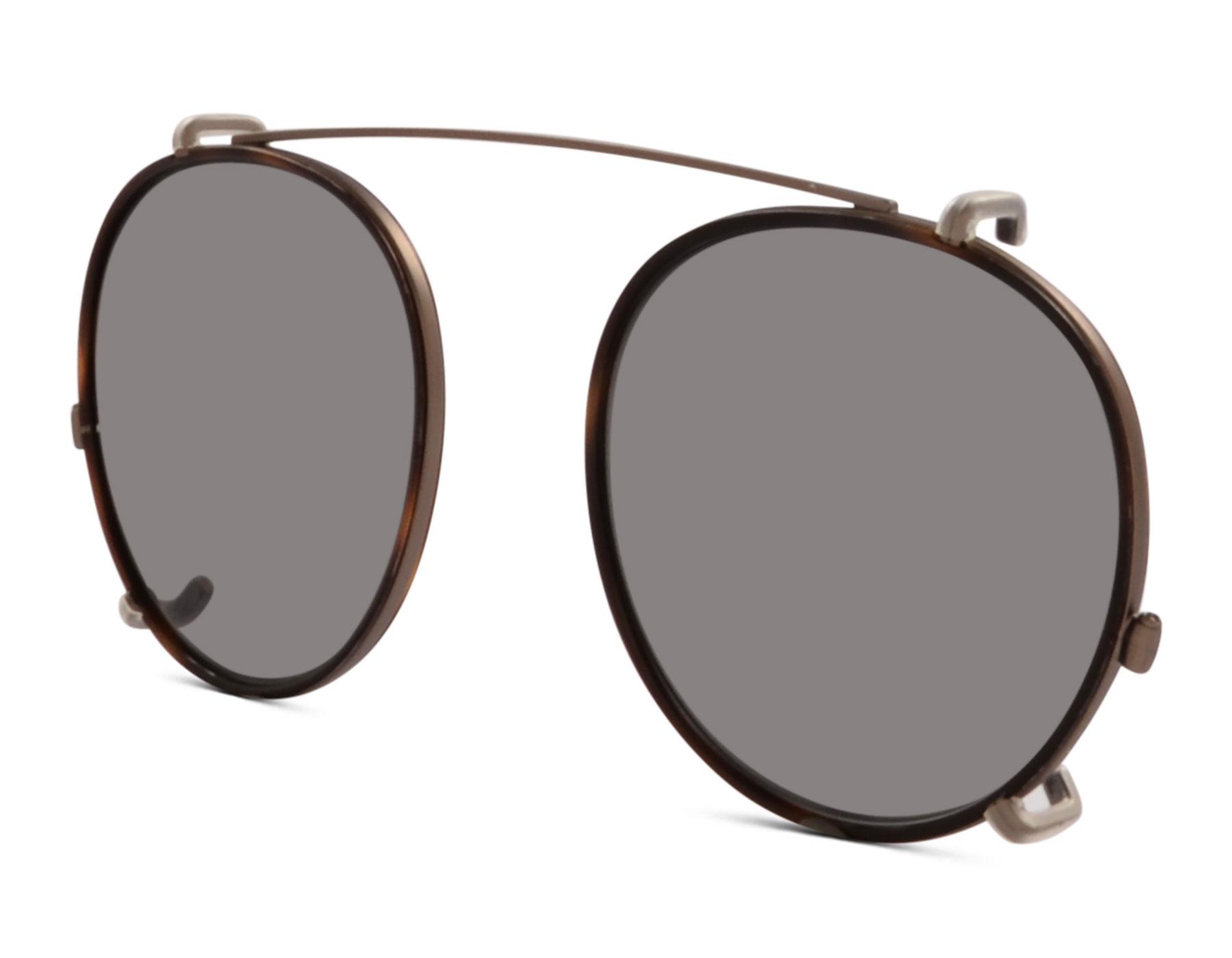 GARRETT LEIGHT Clip CLUNE J CL MGT-ATG/G15 Marigold Tortoise-Antique Gold/Grün