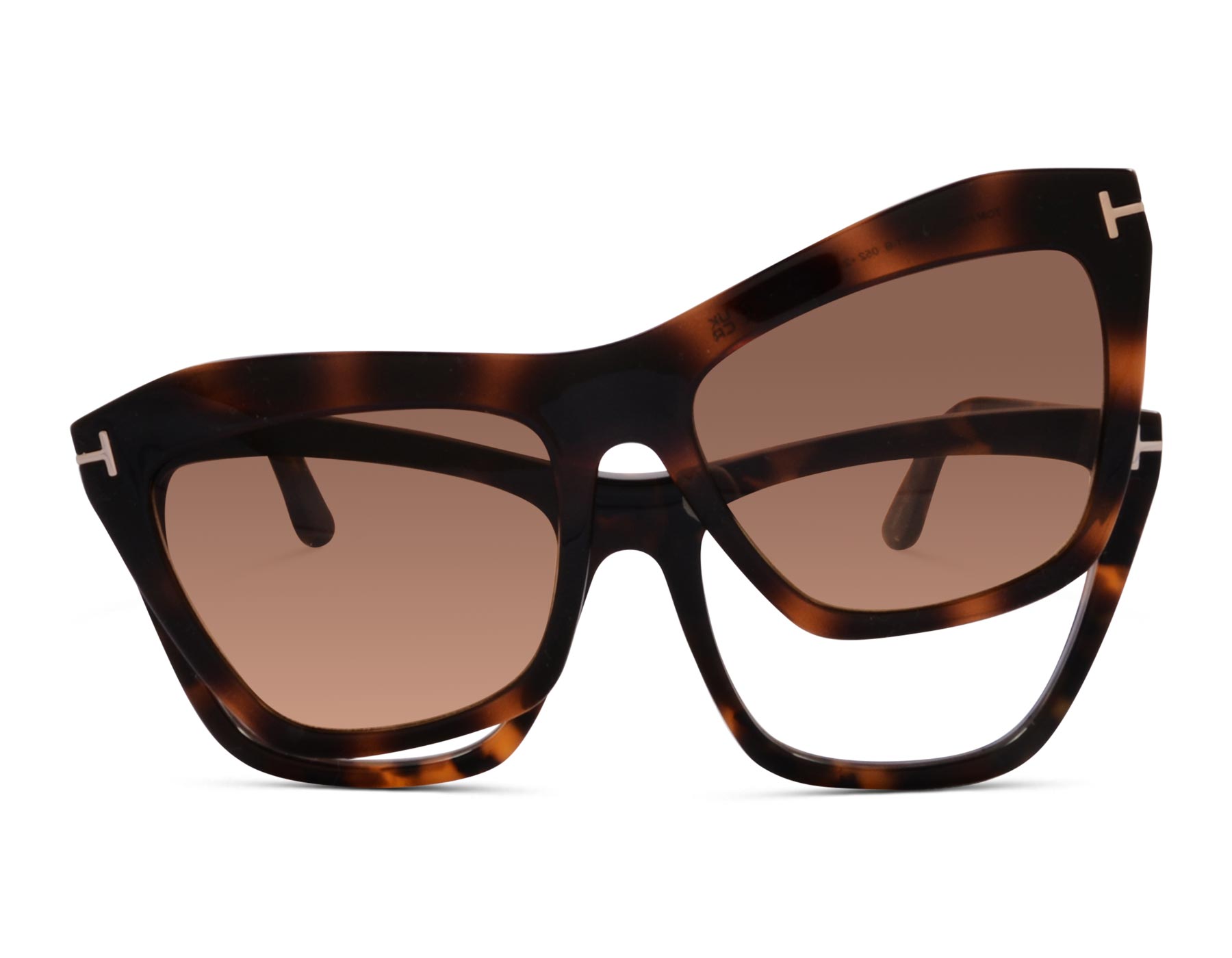 Tom Ford TF5971-B ECO 052 54 mit Clip Braun