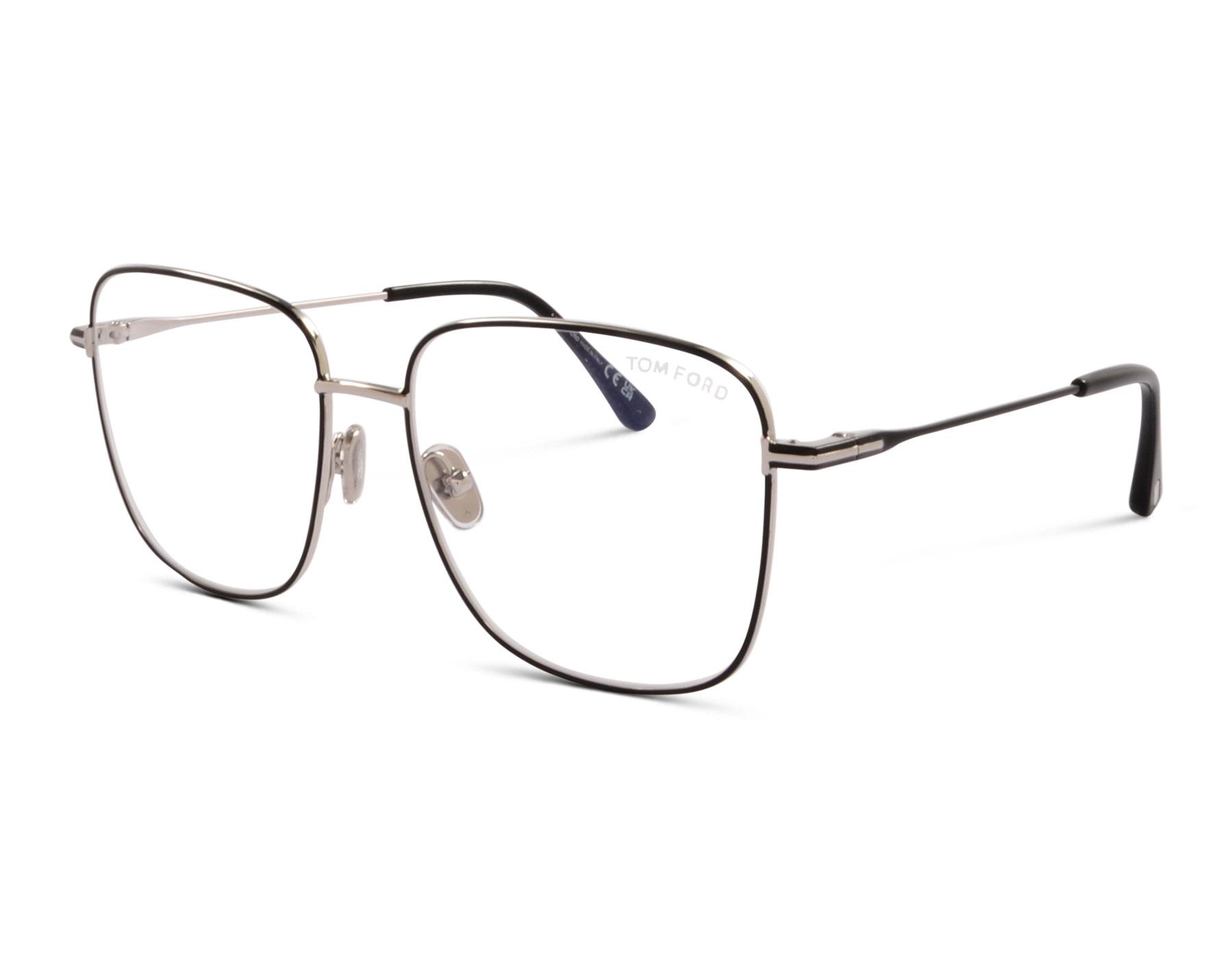 Tom Ford TF6136-B 005 56 Silber/Schwarz