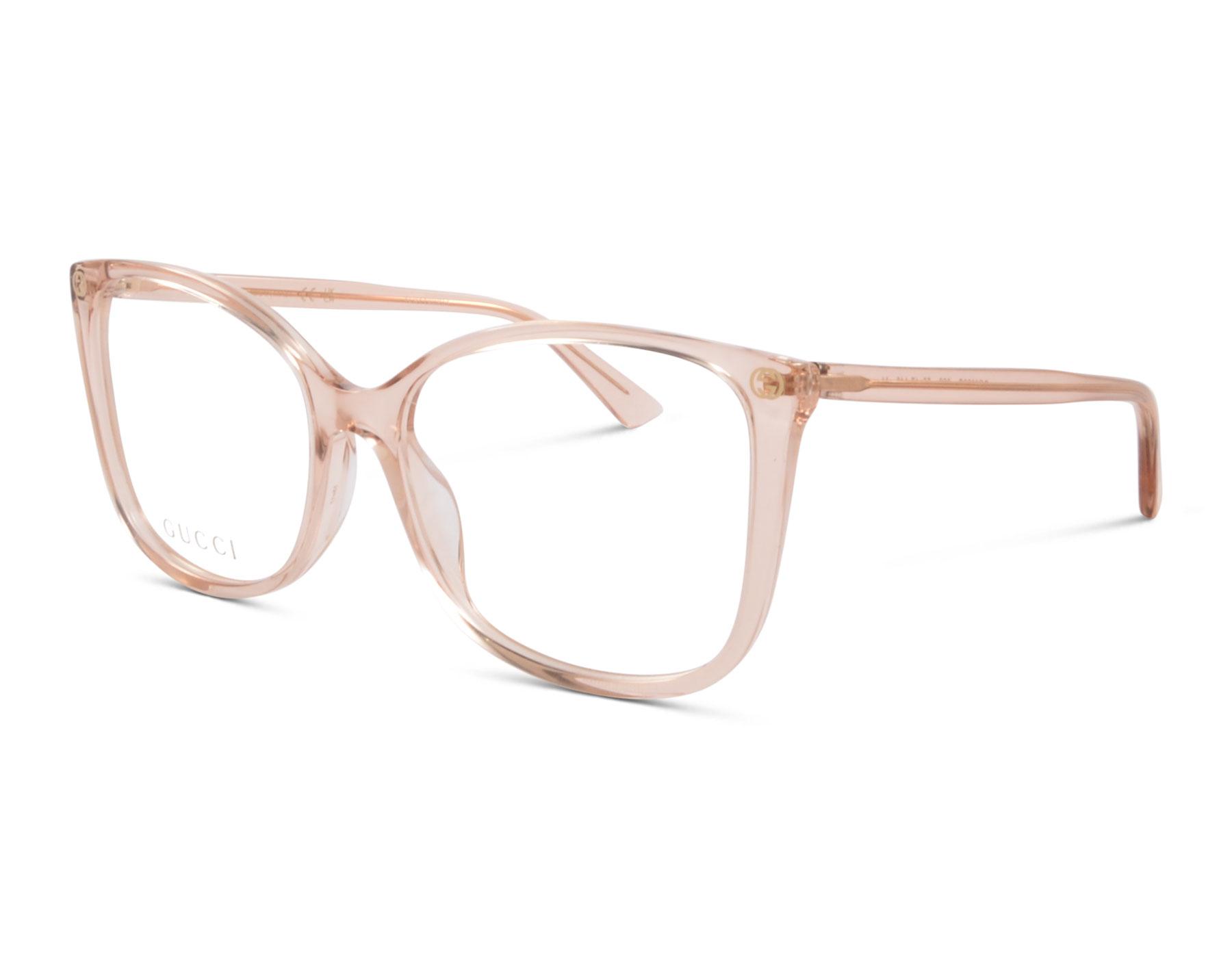 Gucci GG0026O 032 55 Beige transparent
