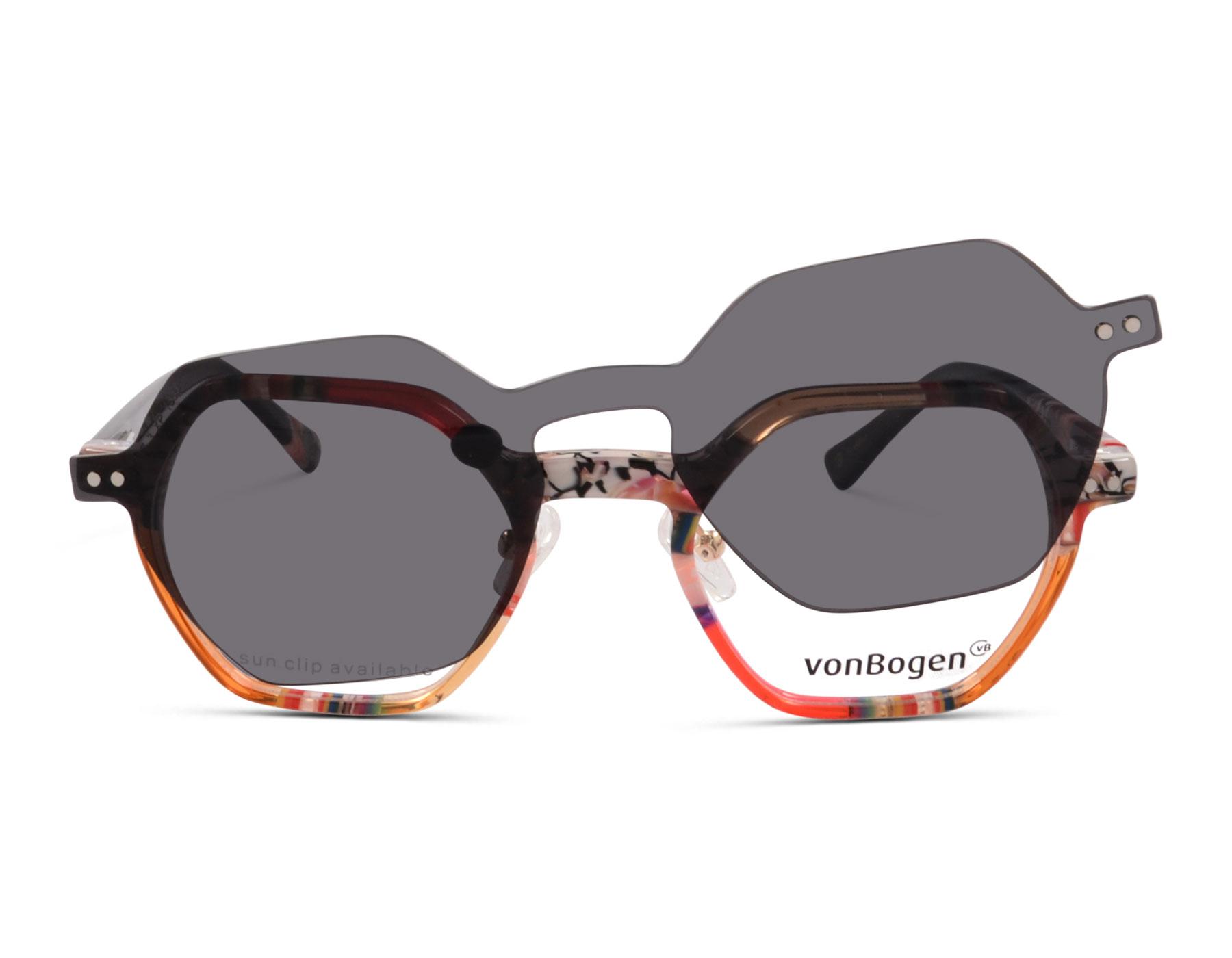 vonBogen XP1606 C03 50 Gelb/Pink/Schwarz/Weiß inkl. Sonnenclip