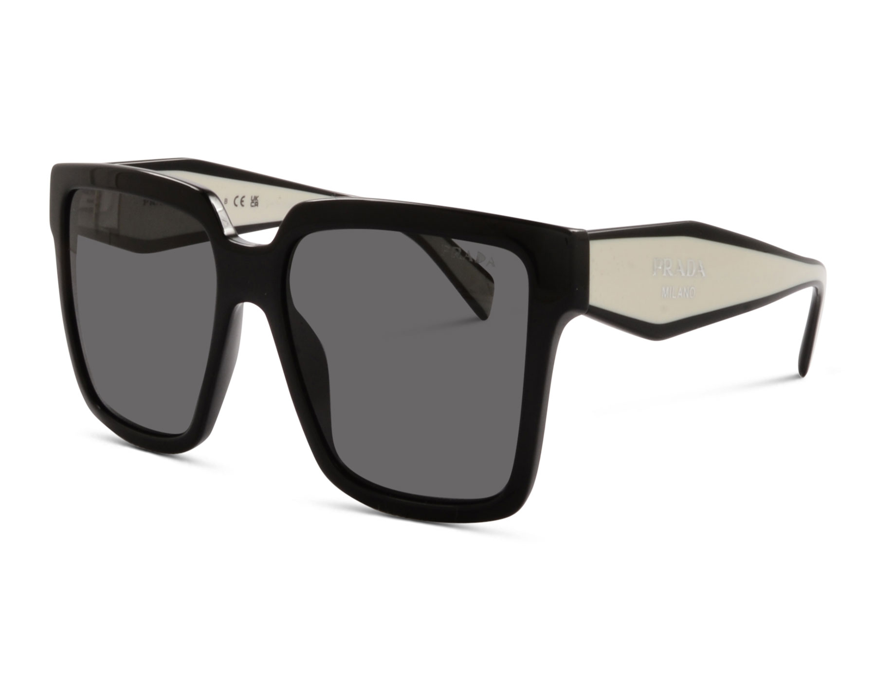 Prada SPR24Z 1AB-5S0 56 Schwarz/Weiß