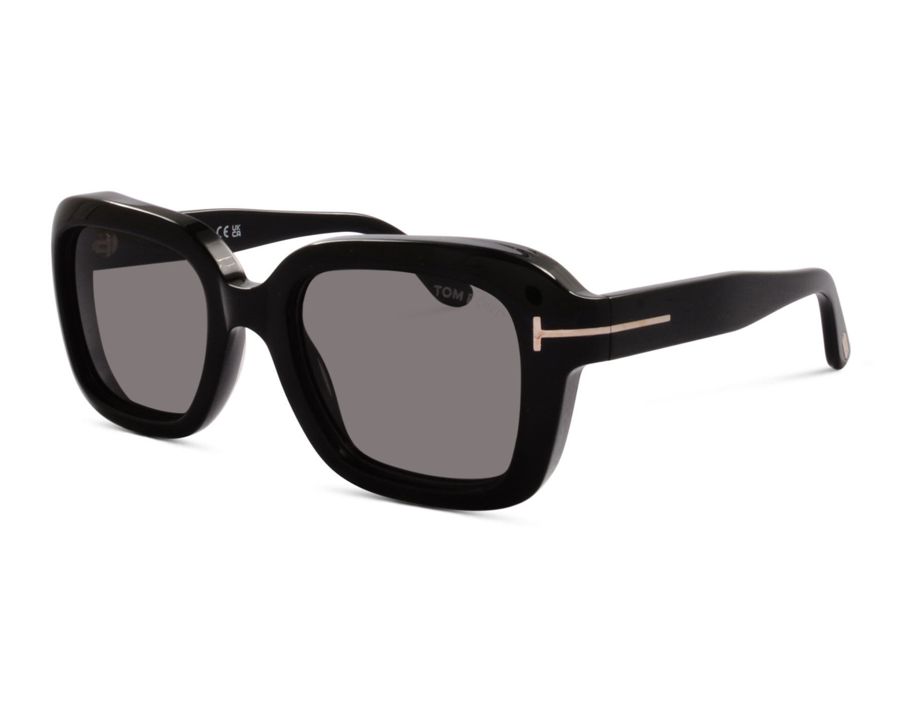 Tom Ford Natalia-02 TF1283 ECO 01A 52 Glänzend Schwarz