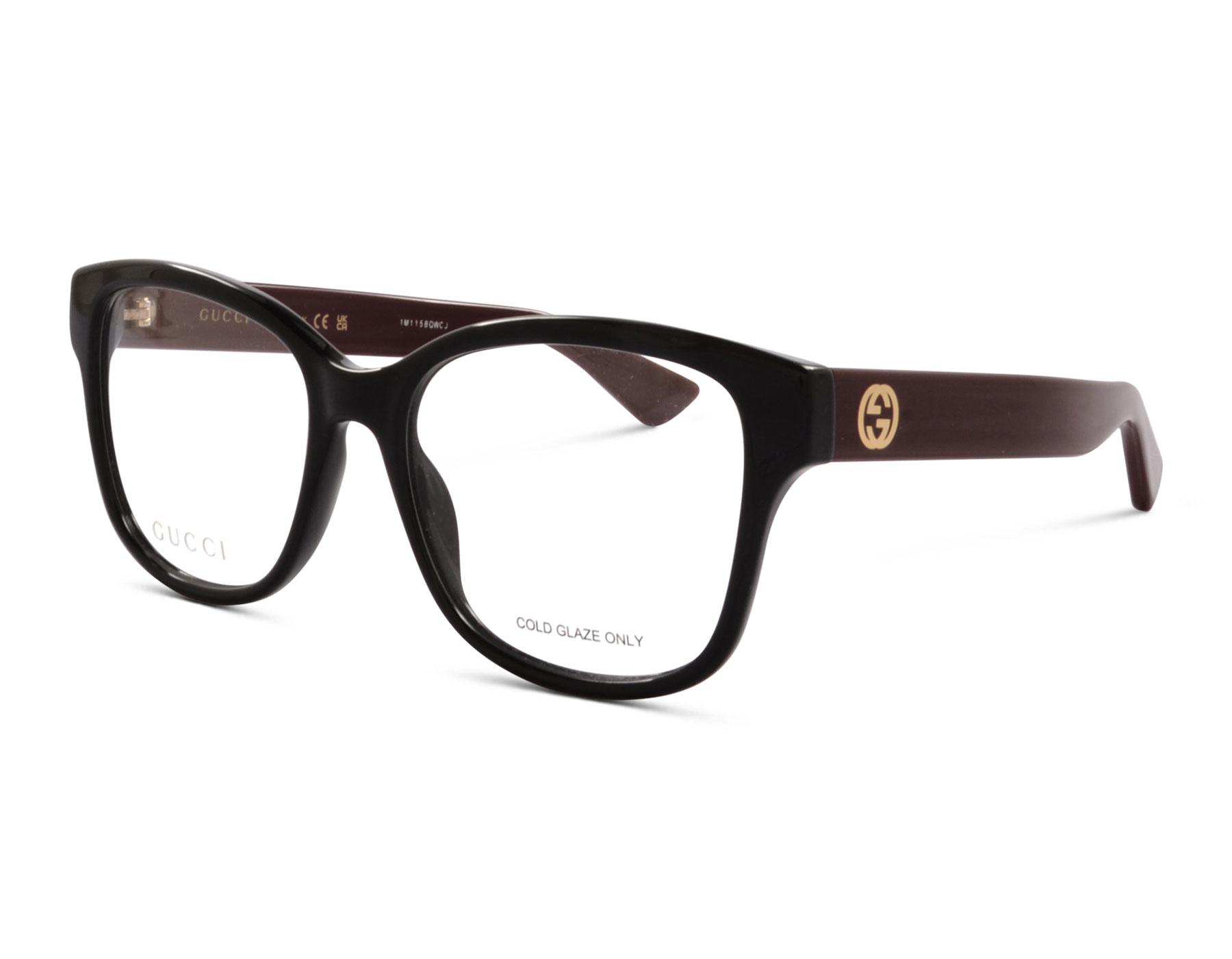 Gucci GG1340O 009 54 Schwarz/Bordeaux
