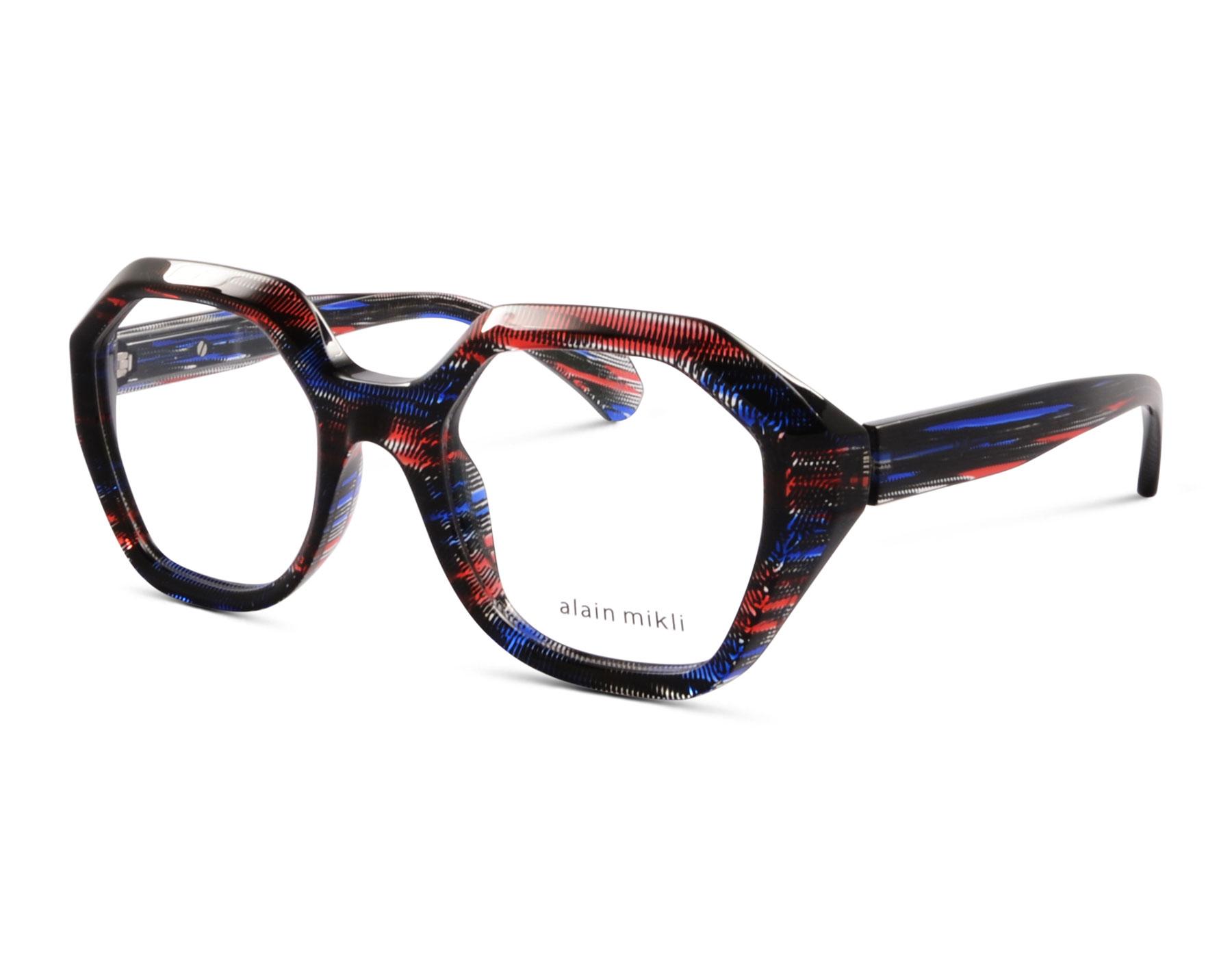 Alain Mikli A03555 1035 49 Schwarz/Rot/Blau