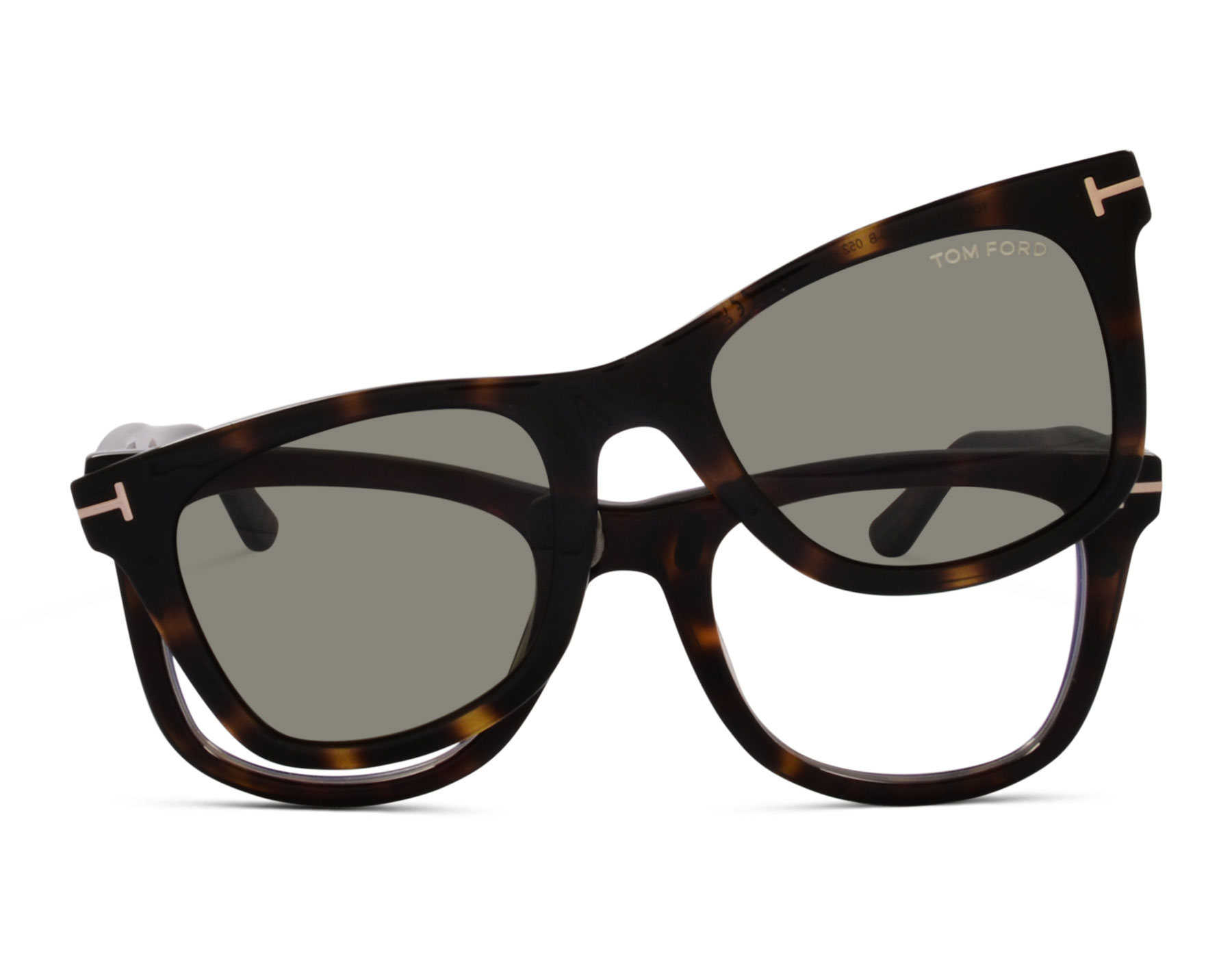 Tom Ford TF5970-B 052 52 Dunkel Havanna (inkl. Clip)