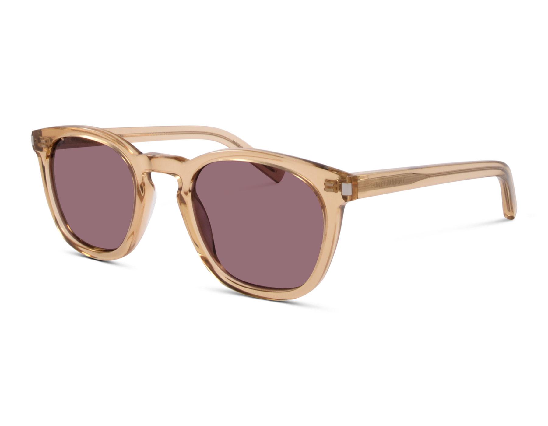 Saint Laurent SL 28 055 49 Hellbraun Transparent