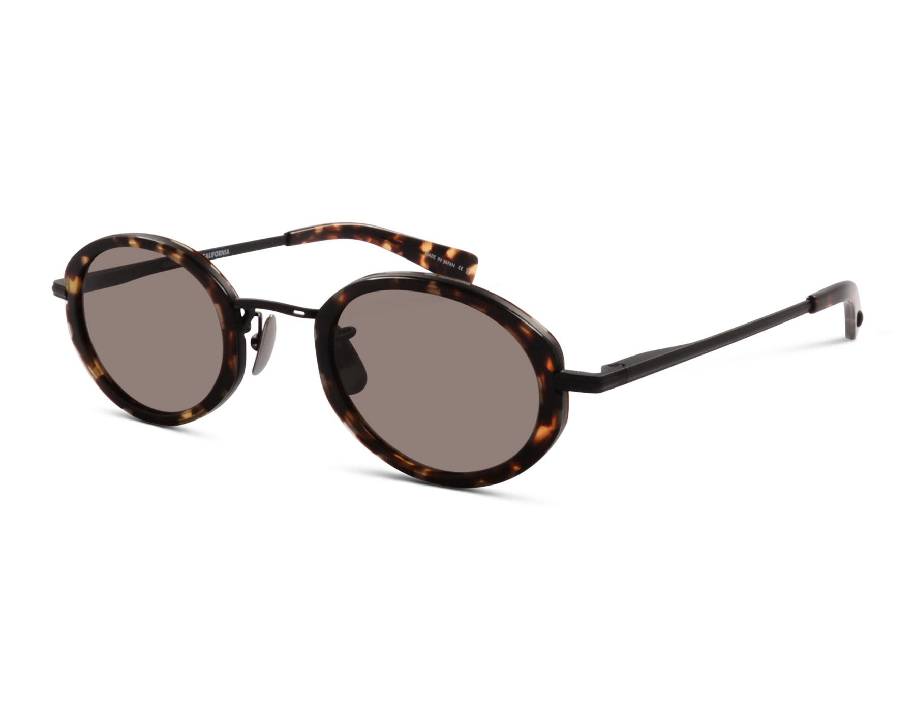 GARRETT LEIGHT ALPER SUN 45 Agate Tortoise-Matte Black/Ash