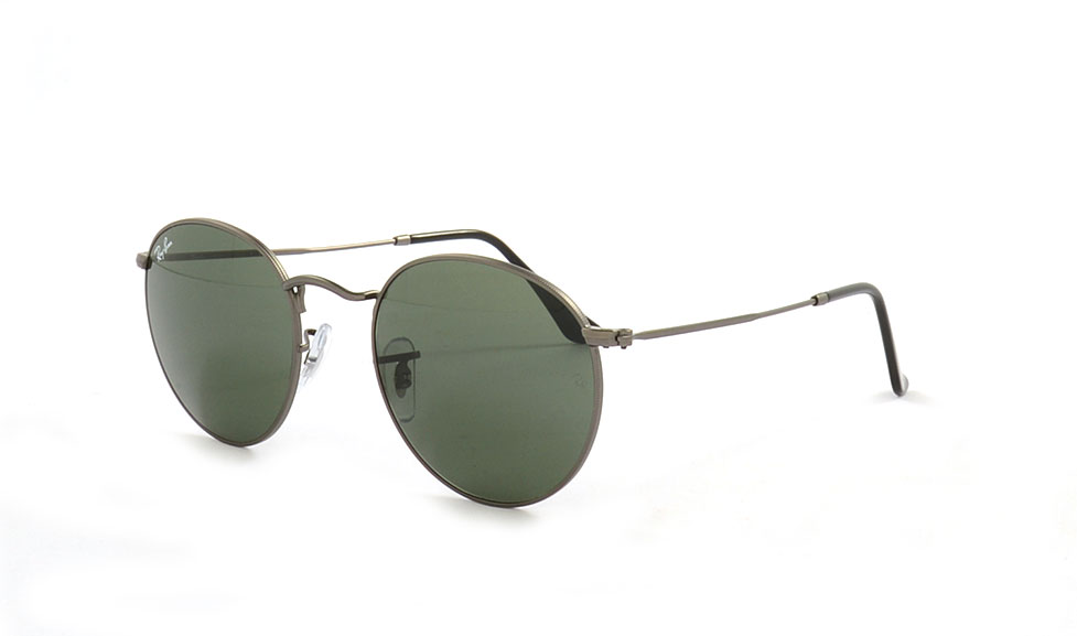 Ray-Ban RB3447 029 53 Matte Gunmetal Crystal Green