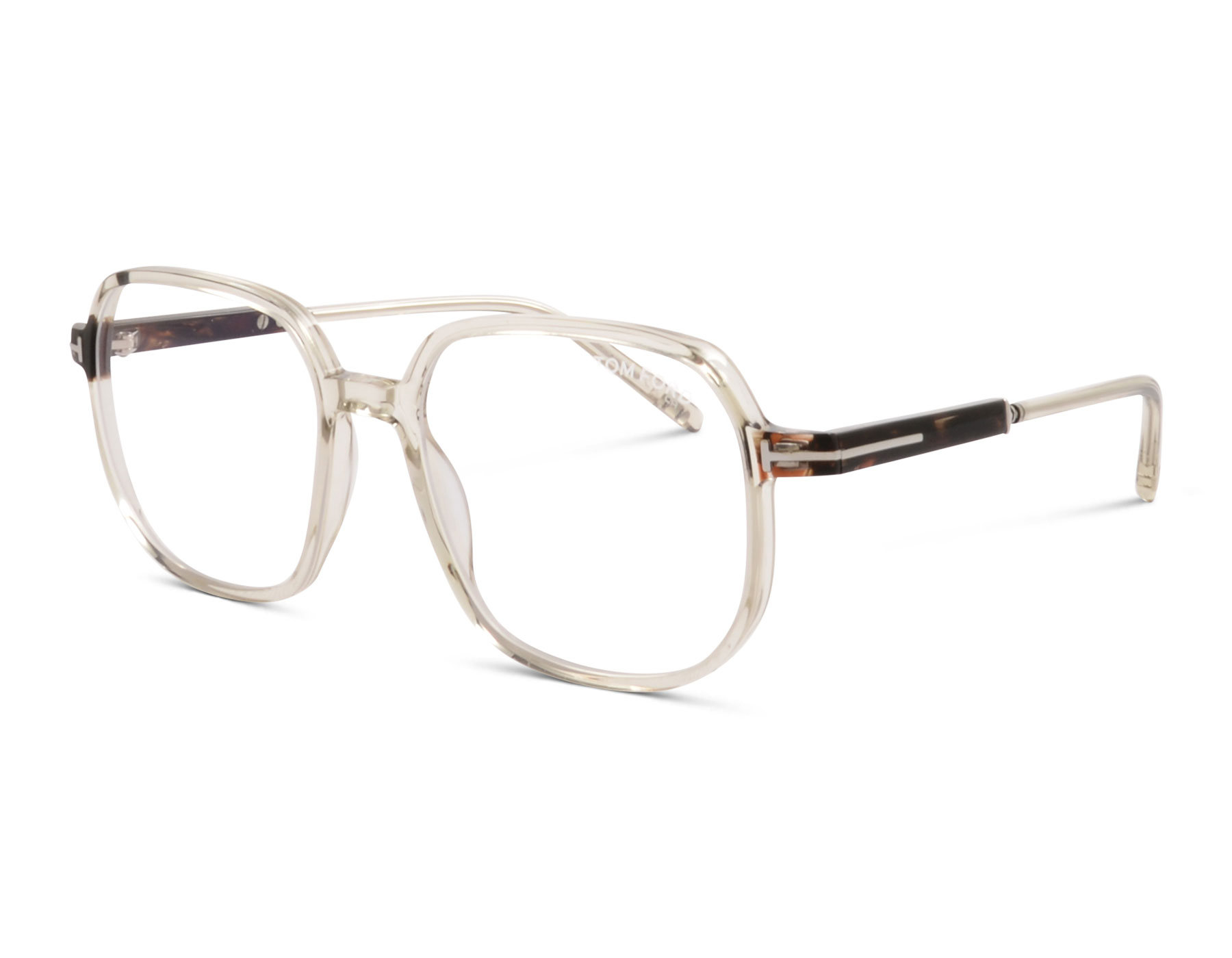 Tom Ford TF5911-B 093 53 Transparentes Hellgrün