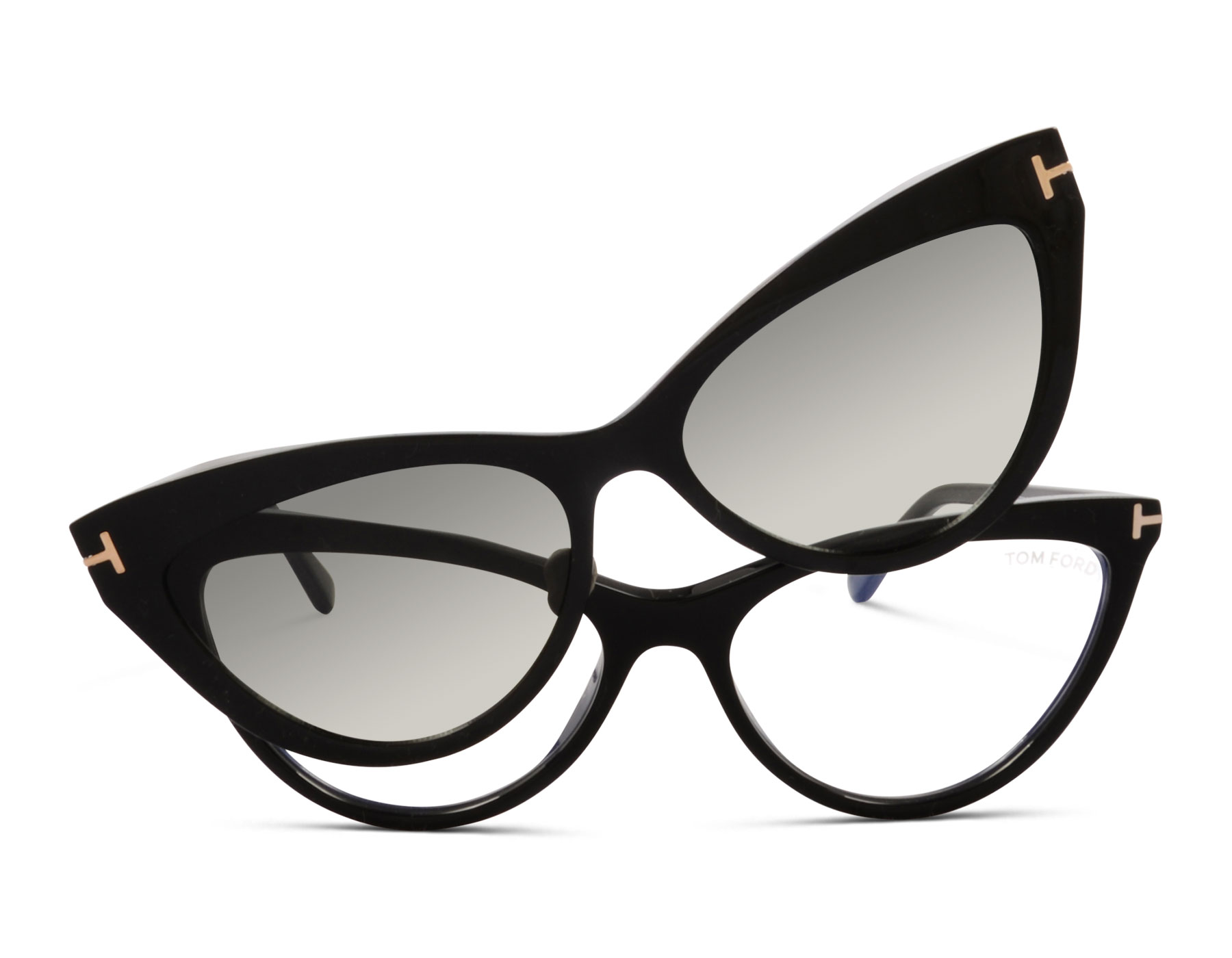 Tom Ford TF5896-B 001 56 Schwarz (inkl. Clip)