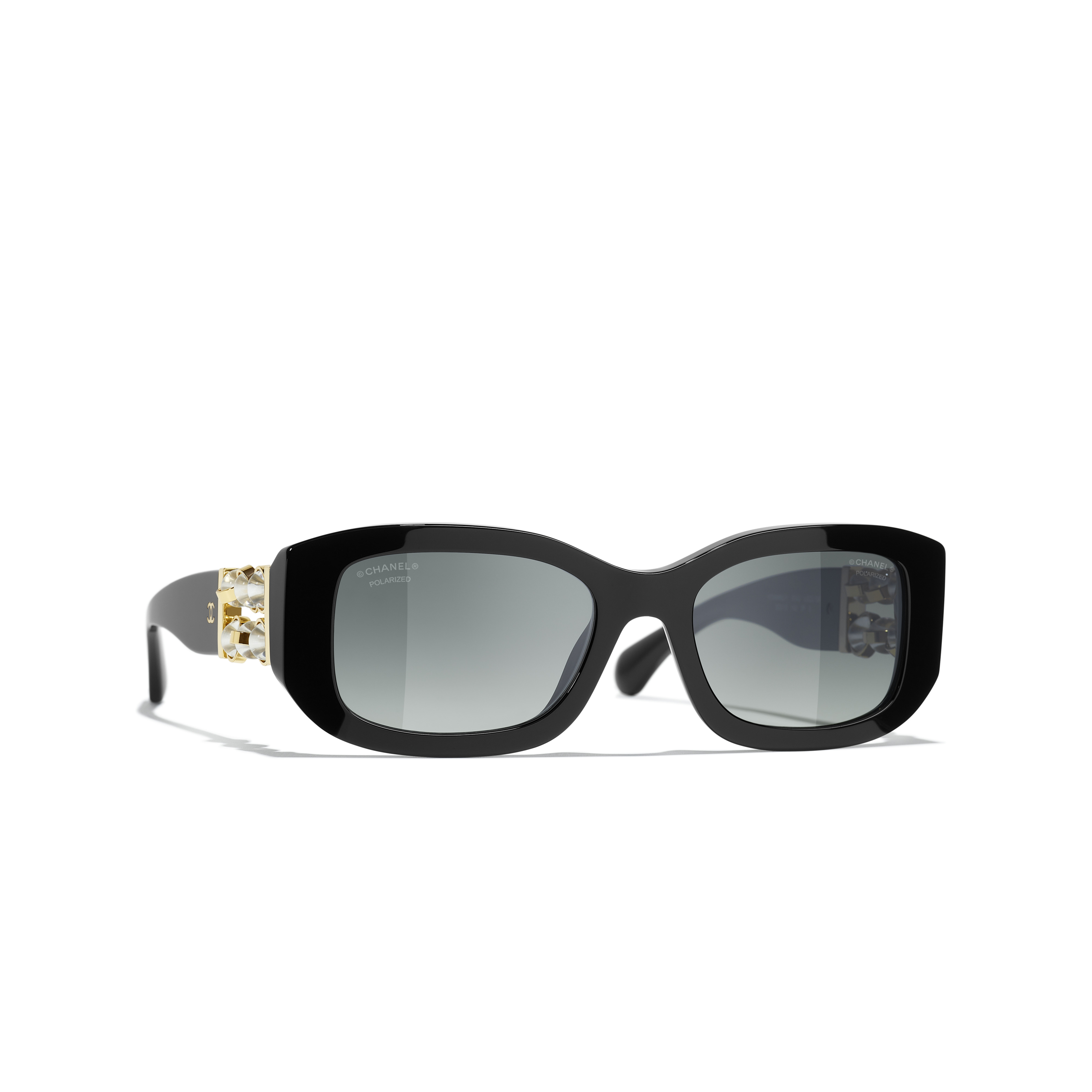 CHANEL Rechteckige Sonnenbrille