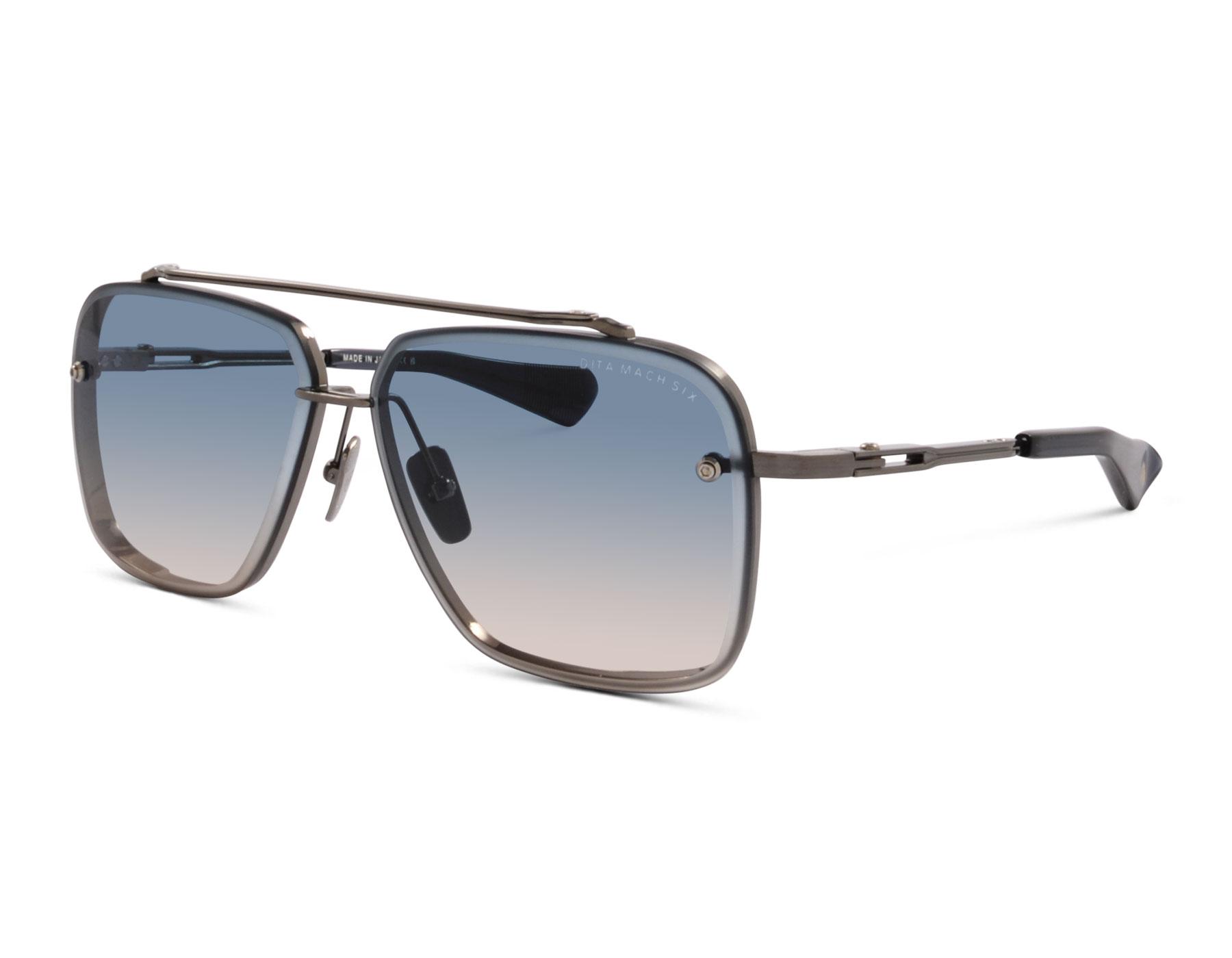 Dita MACH-SIX DTS121-62-08 Antique Silver - Raw Titanium
