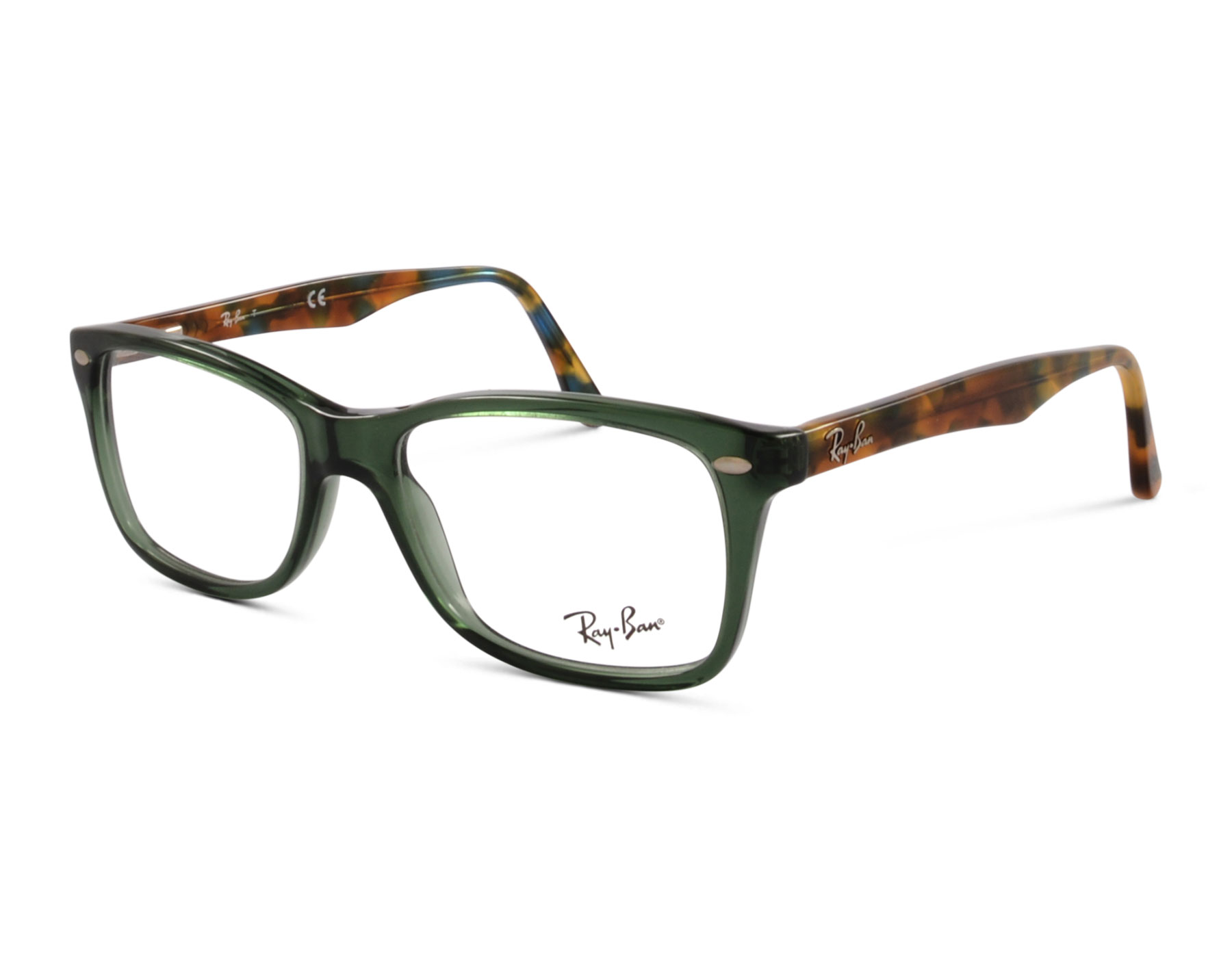 Ray Ban RX 5228 5630 53 Grün/Havanna